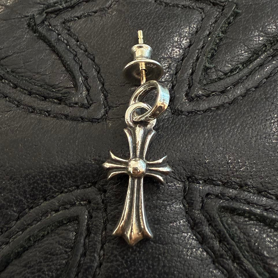 CHROME HEARTS Baby Fat Cross Earring クロムハーツ ベイビーファットクロス ピアス