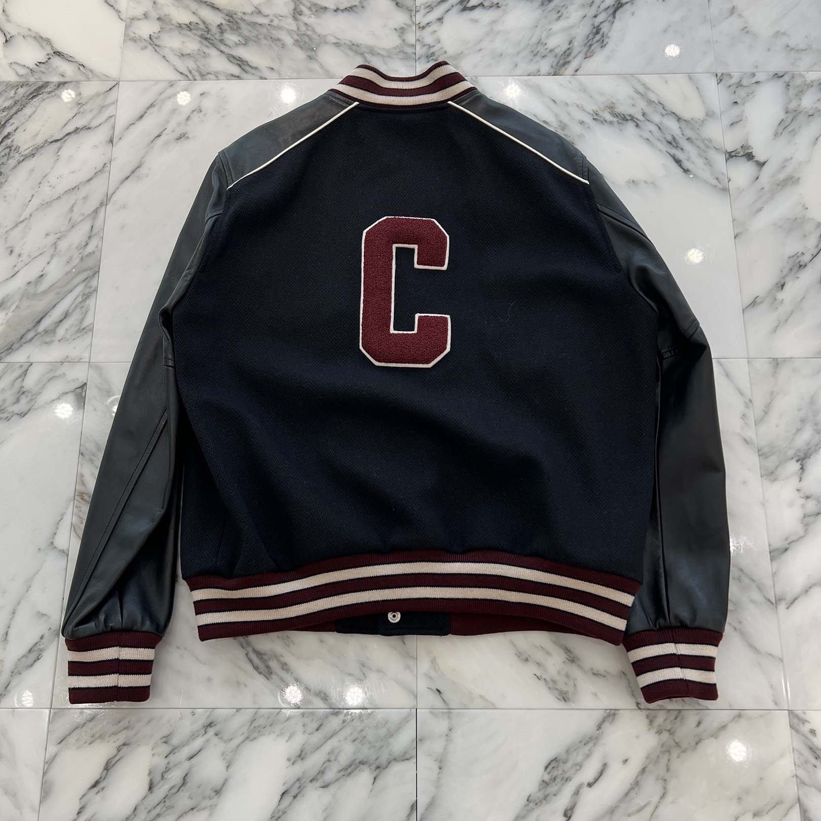 CELINE 2022SS Classic Wool Teddy Jacket 2V29T896C.14BU Size 52 セリーヌ クラシック ウール テディジャケット サイズ52