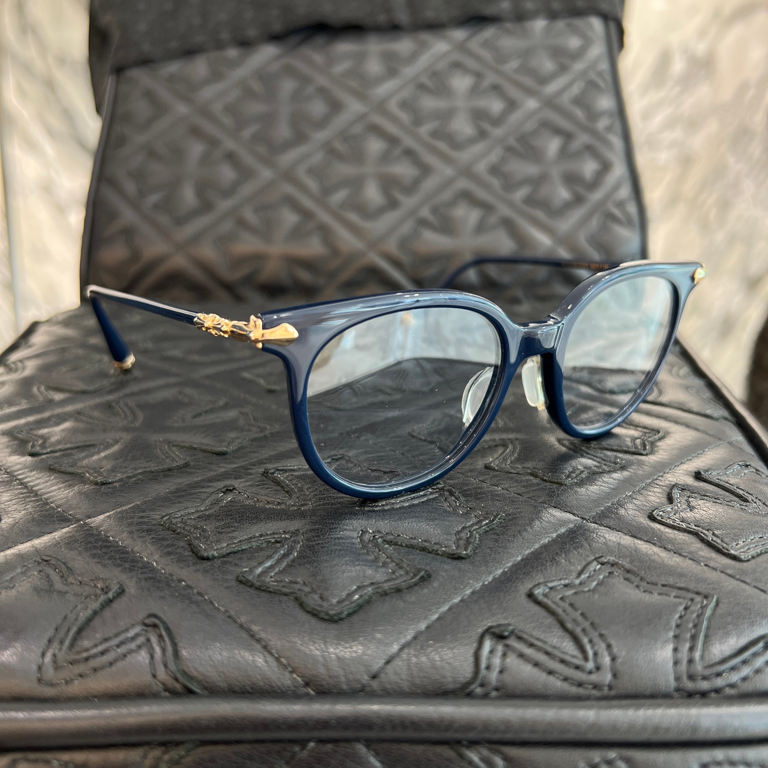 CHROME HEARTS BLUEBERRY MUFFIN Sunglasses Size 49□19-143 クロムハーツ ブルーベリーマフィン サングラス サイズ49□19-143