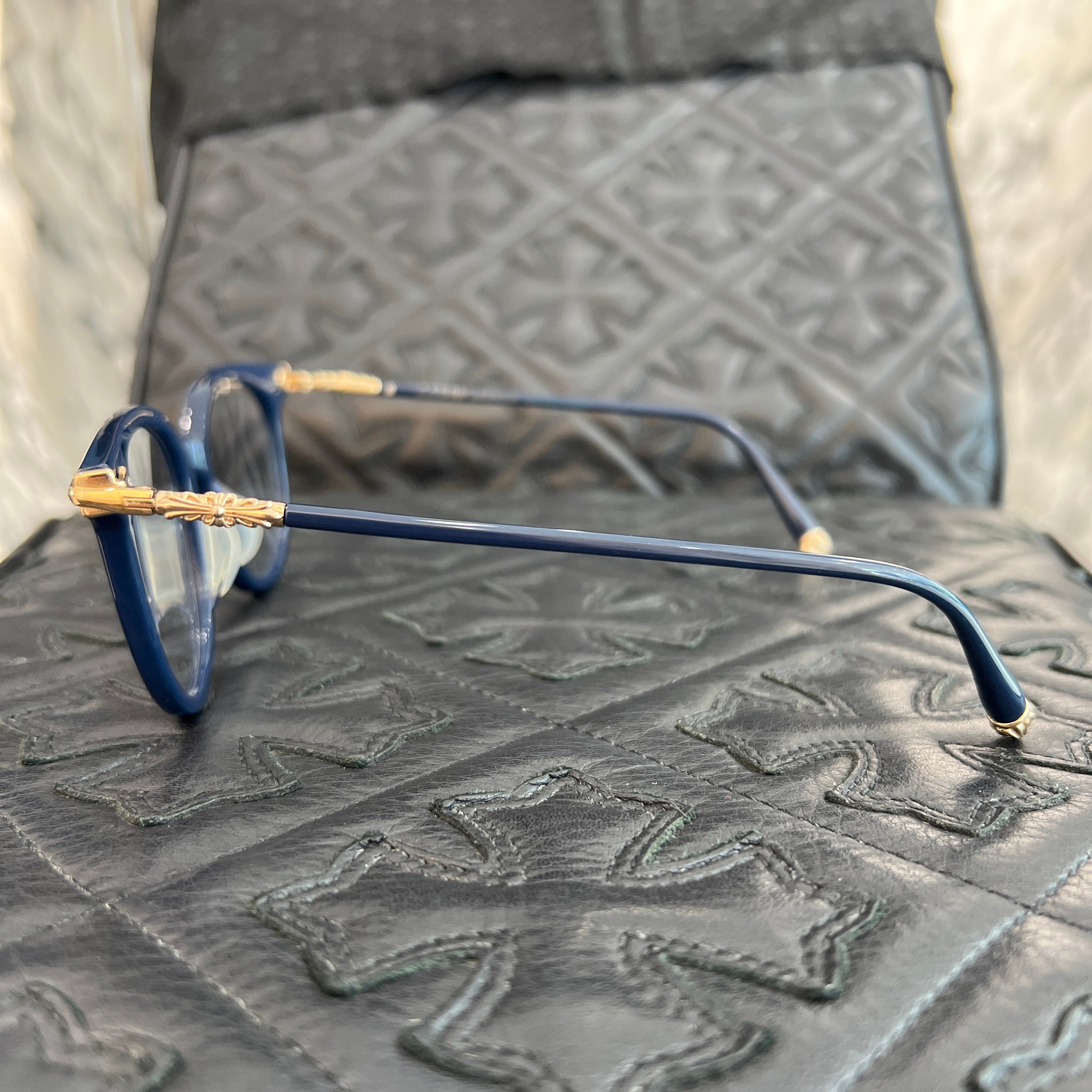 CHROME HEARTS BLUEBERRY MUFFIN Sunglasses Size 49□19-143 クロムハーツ ブルーベリーマフィン サングラス サイズ49□19-143