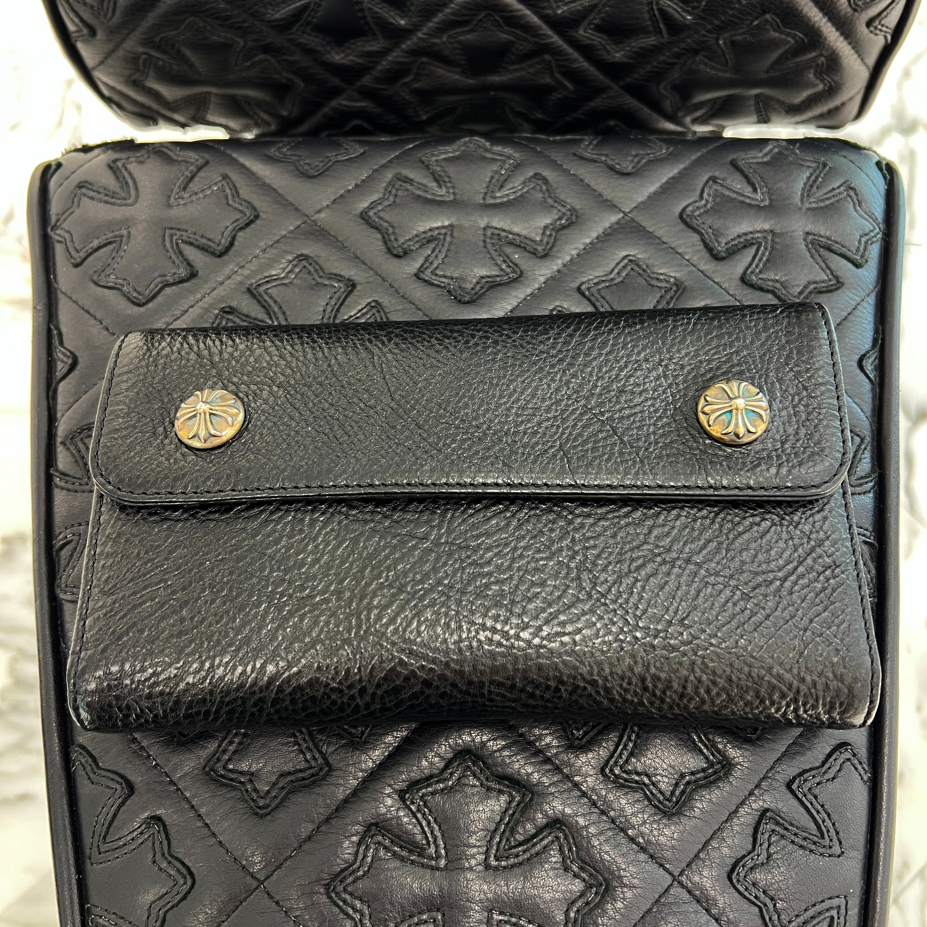 CHROME HEARTS Wave Cross Ball Wallet クロムハーツ ウェーブ クロスボール ウォレット