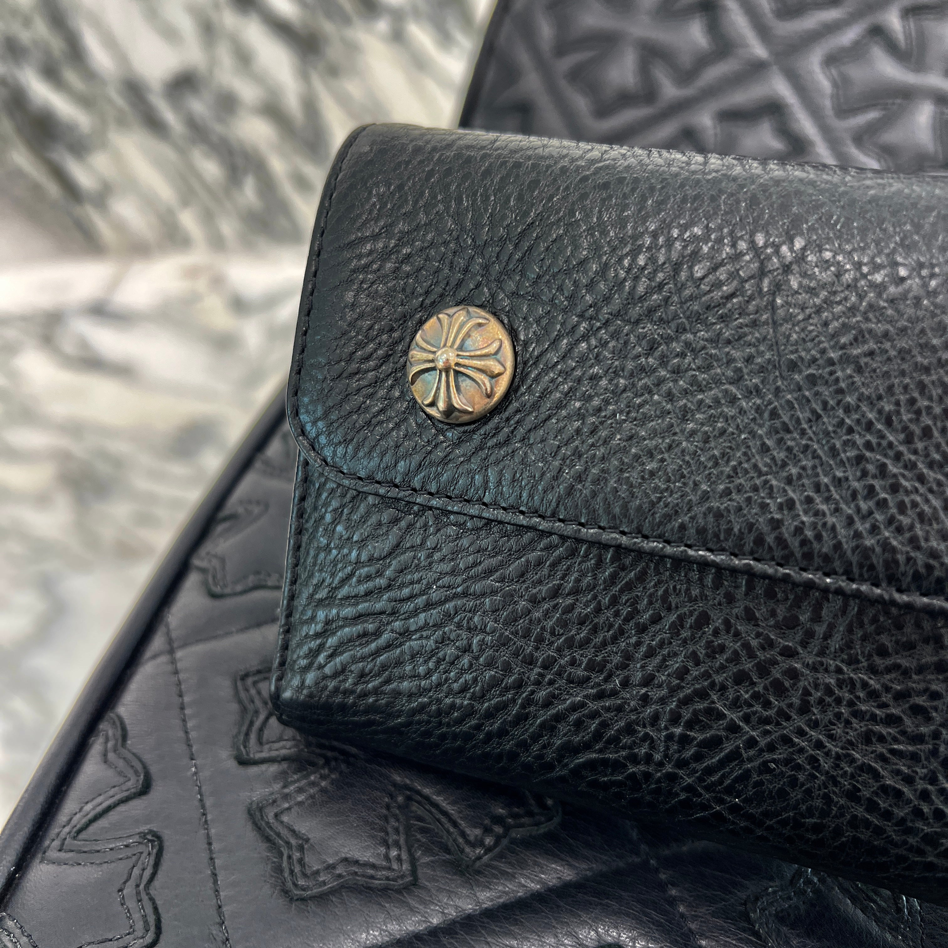 CHROME HEARTS Wave Cross Ball Wallet クロムハーツ ウェーブ クロスボール ウォレット