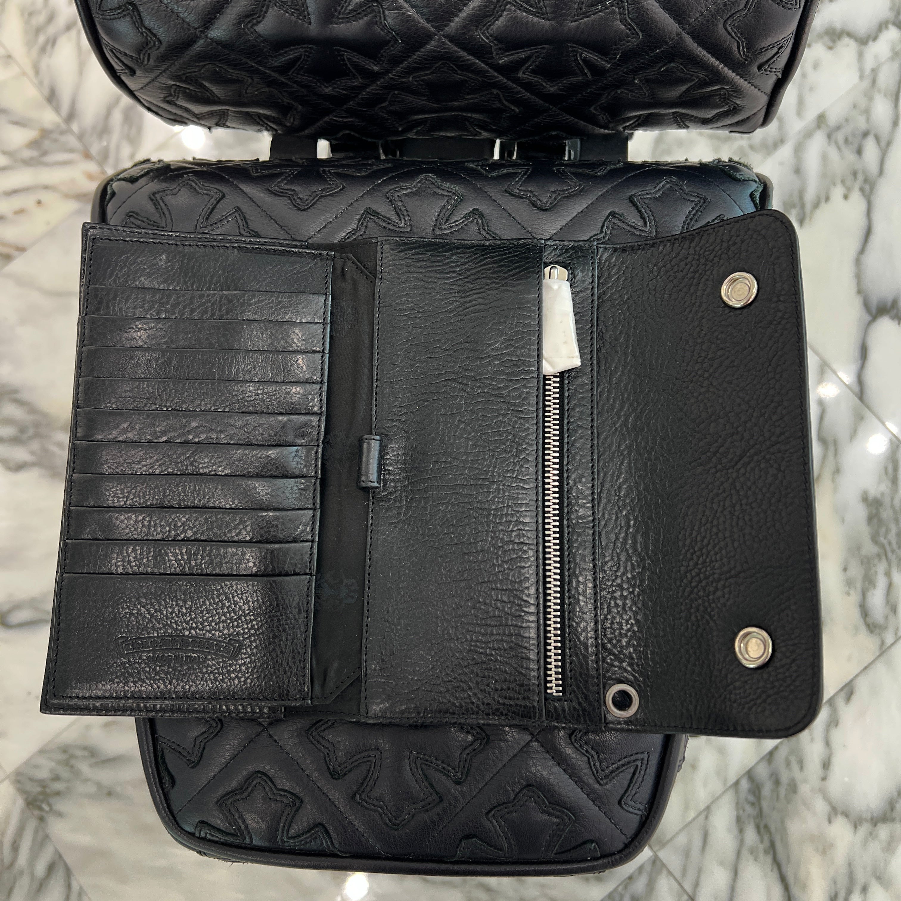 CHROME HEARTS Wave Cross Ball Wallet クロムハーツ ウェーブ クロスボール ウォレット