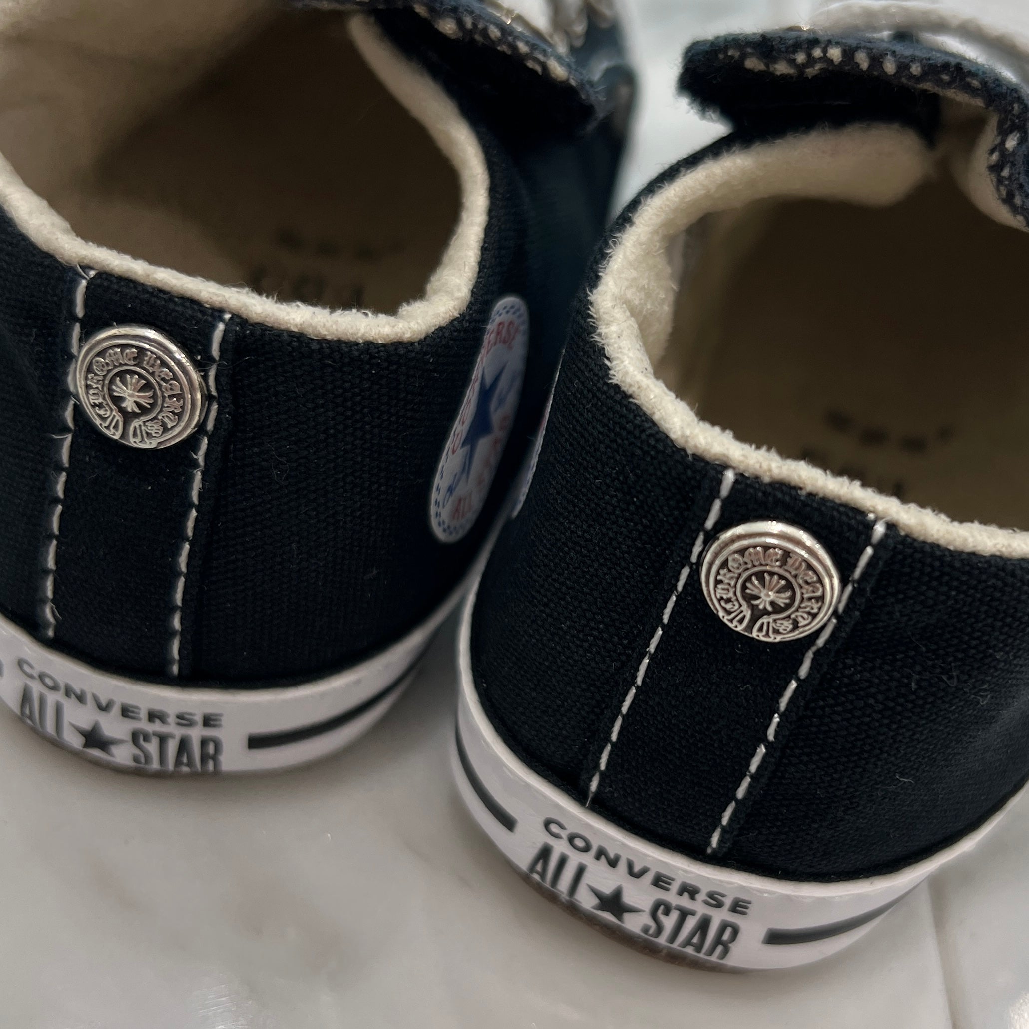 CHROME HEARTS × CONVERSE Chuck Taylor All Star Cribster Low Cut Sneakers 865156C Size 12 クロムハーツ × コンバース チャックテイラー オールスター クリブスター ローカット スニーカー サイズ12