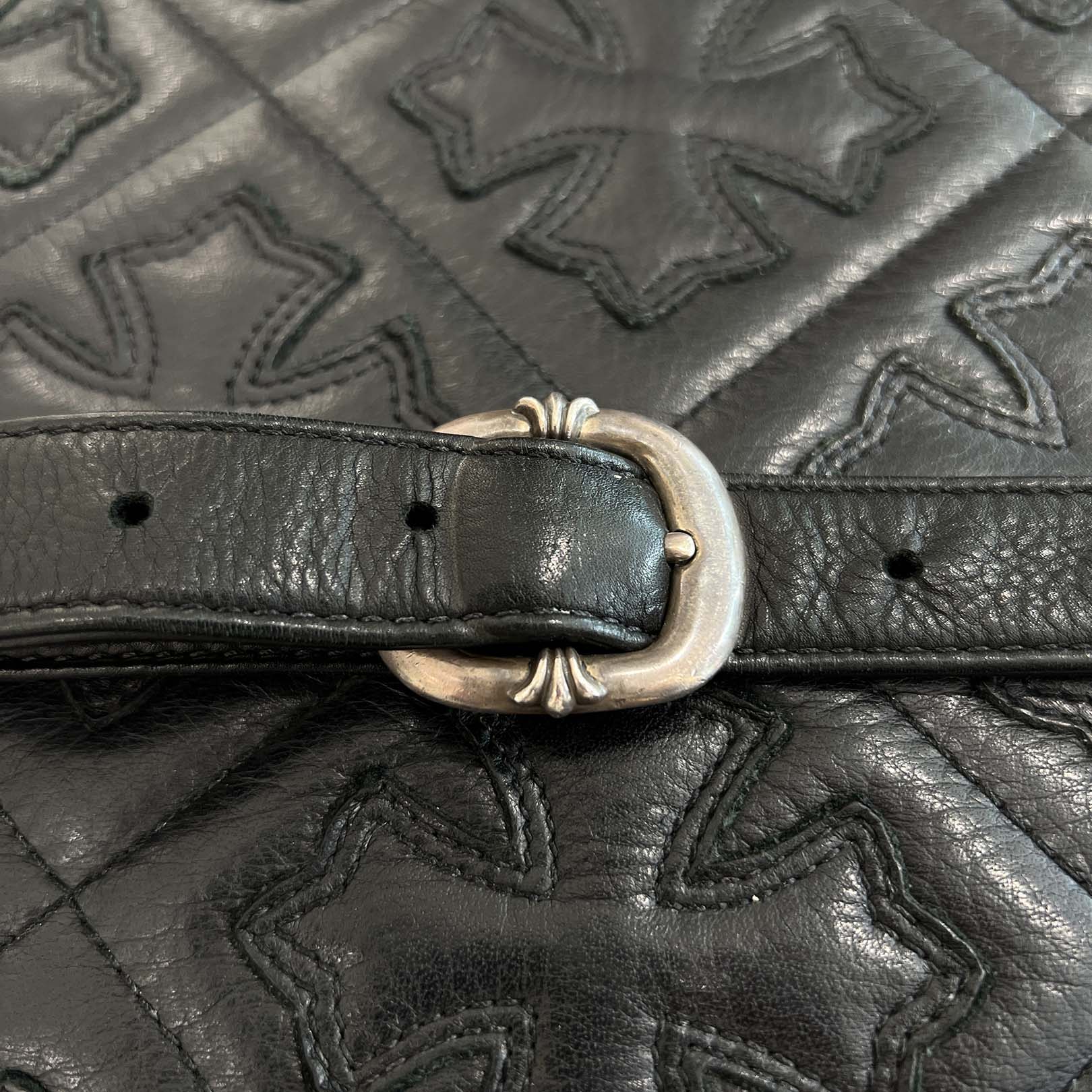 CHROME HEARTS MILO Large Dagger Leather Shoulder Bag クロムハーツ マイロ ラージダガー レザーショルダーバッグ