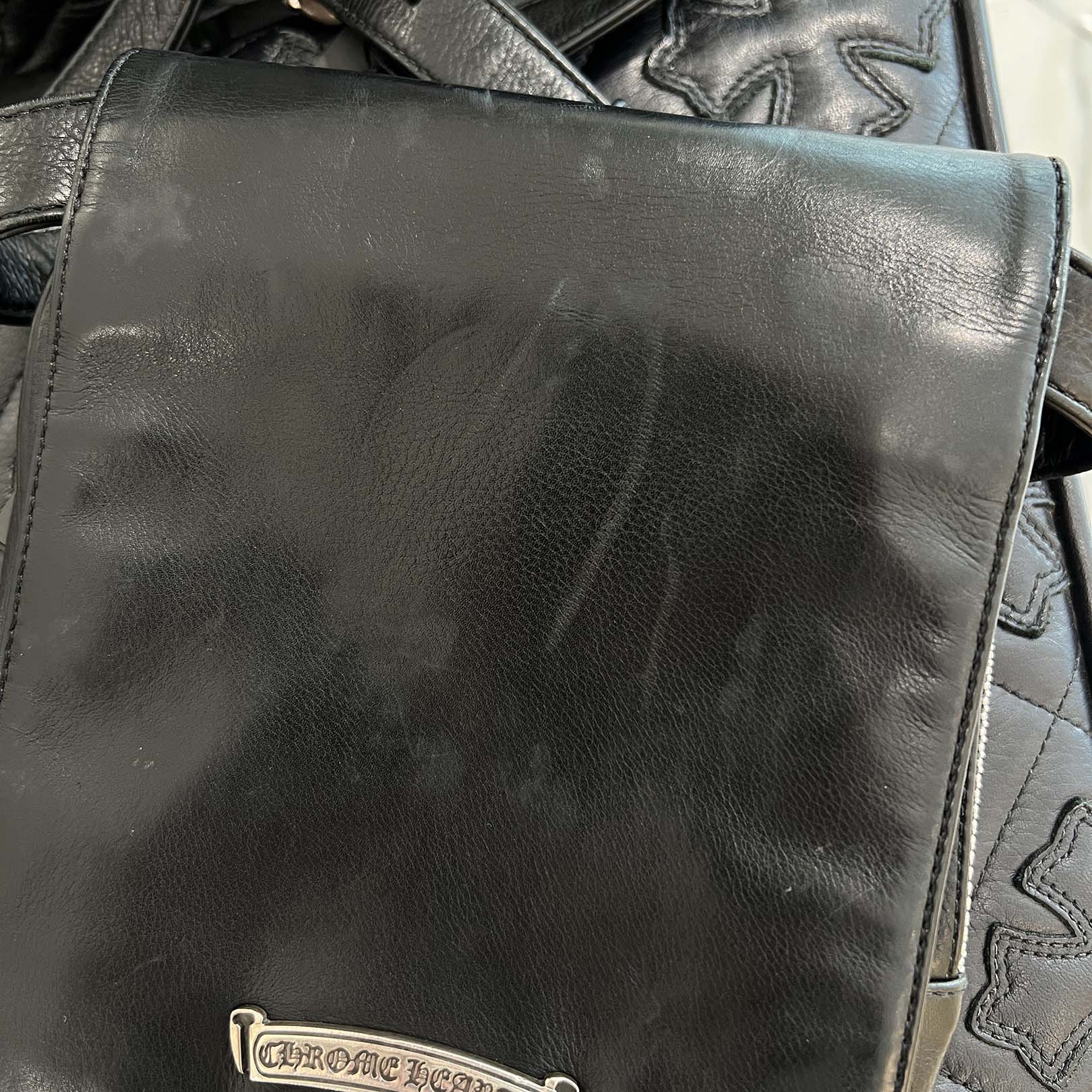 CHROME HEARTS MILO Large Dagger Leather Shoulder Bag クロムハーツ マイロ ラージダガー レザーショルダーバッグ