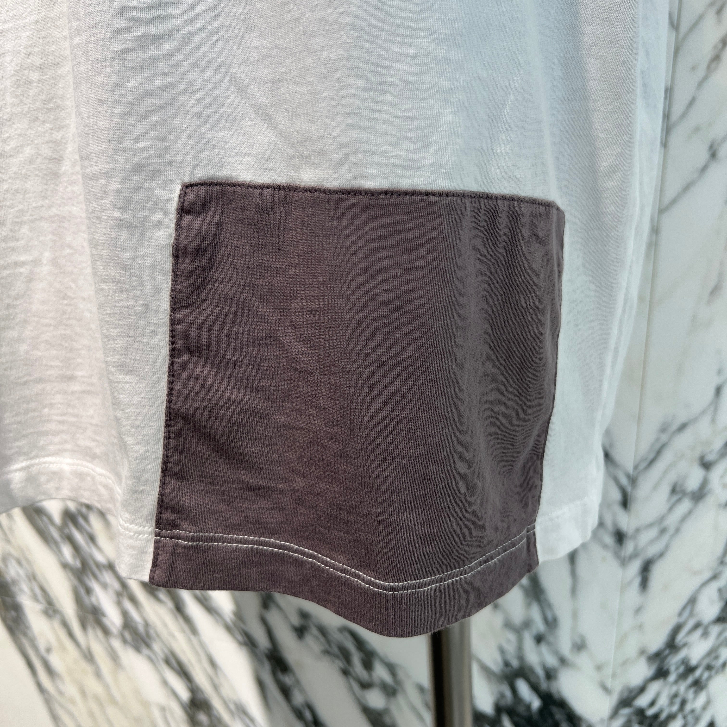 LOEWE 2025SS Intarsia Patch Cotton Tee H526Y22XBH Size M ロエベ インターシャパッチ コットンTシャツ サイズM