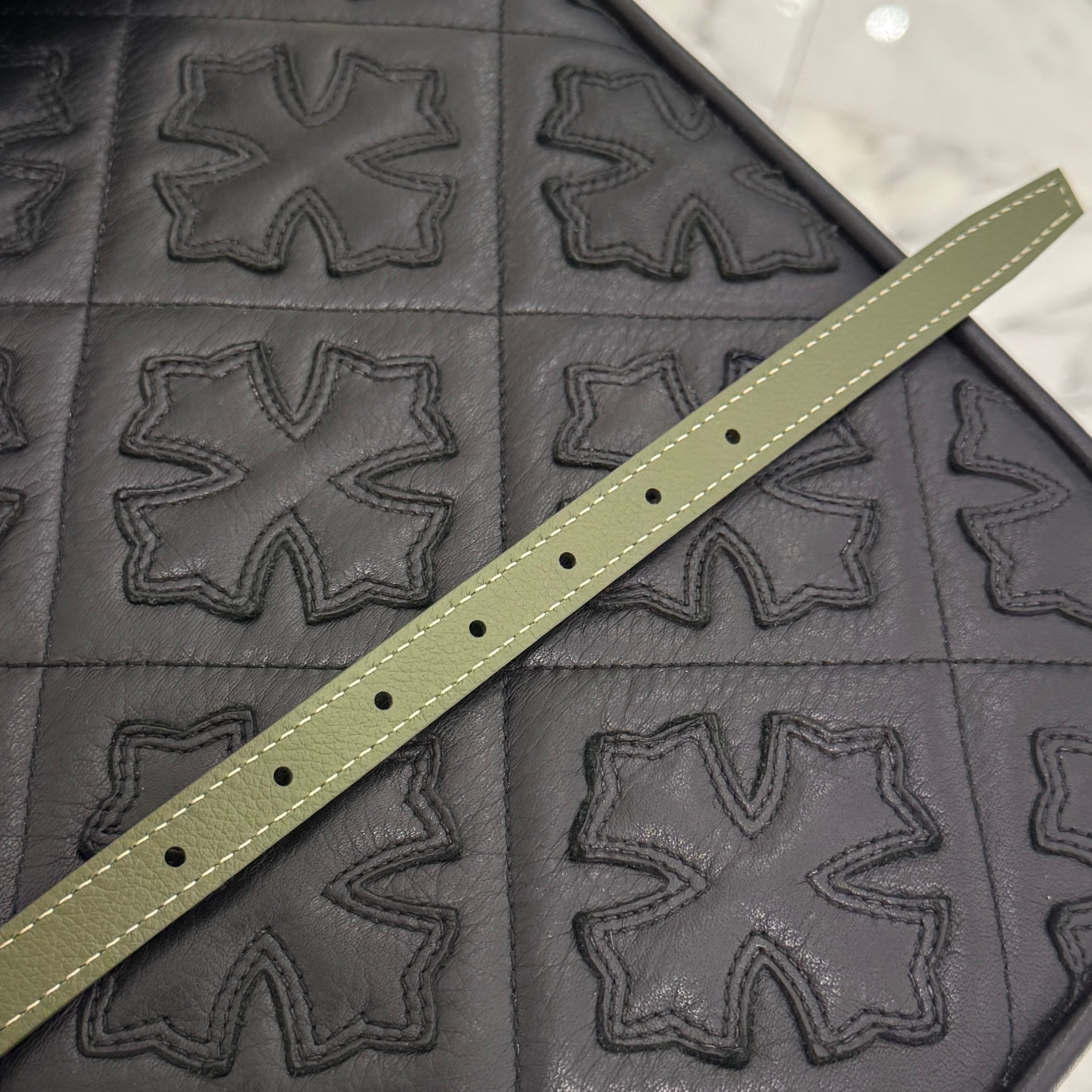 GOYARD 2025SS ARMY GREEN HAND PAINTED Belvedere PM Shoulder Bag BELGYDPMLTY29CG29P ゴヤール アーミーグリーン ハンドペイント ベルヴェデーレ PM ショルダーバッグ