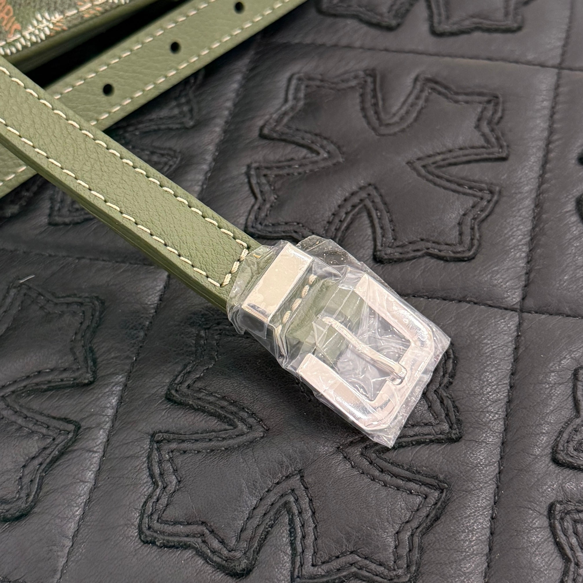 GOYARD 2025SS ARMY GREEN HAND PAINTED Belvedere PM Shoulder Bag BELGYDPMLTY29CG29P ゴヤール アーミーグリーン ハンドペイント ベルヴェデーレ PM ショルダーバッグ