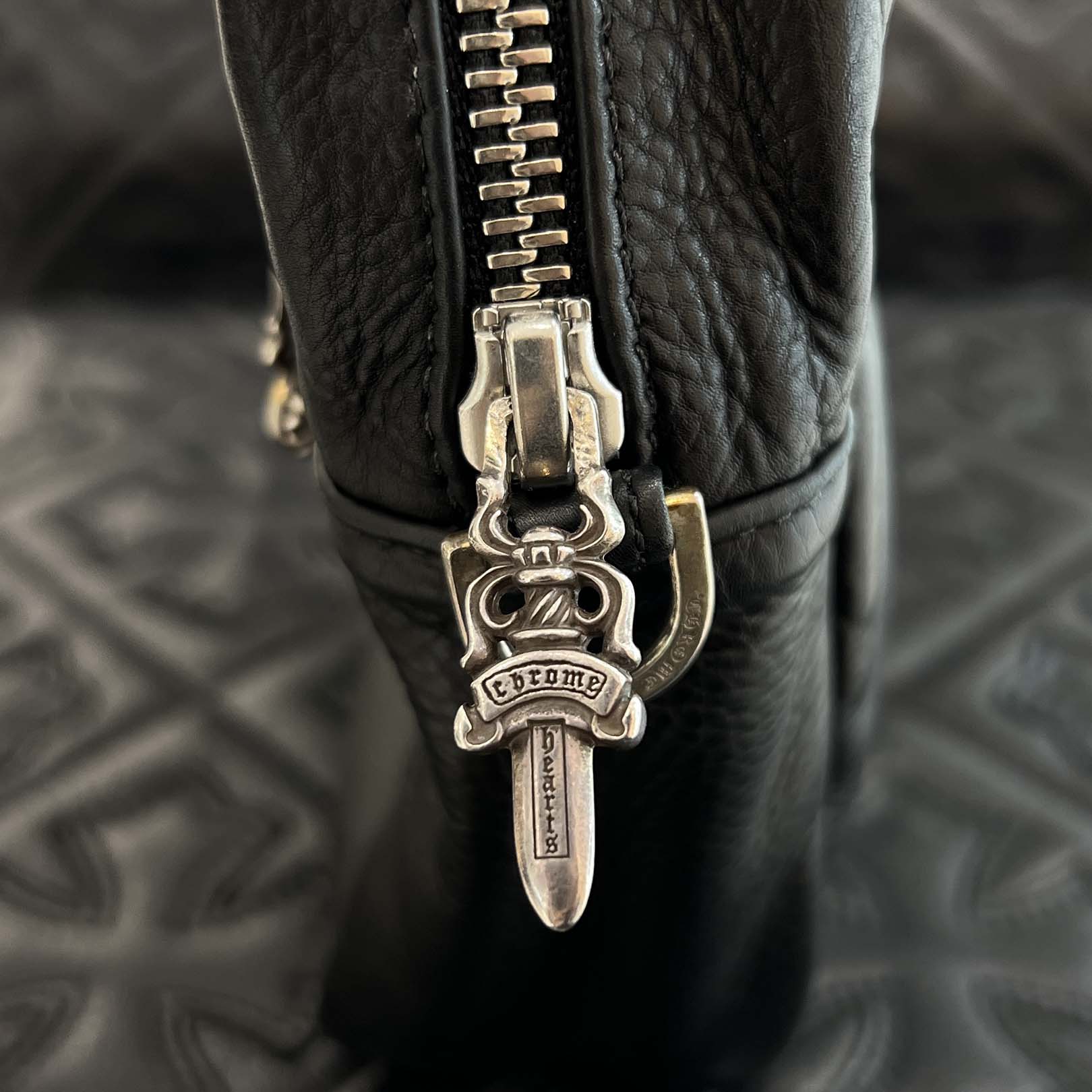 CHROME HEARTS TAKAMINI 3 Cemetery Cross Patch Shoulder Bag クロムハーツ タカミニ 3セメタリークロスパッチ ショルダーバッグ