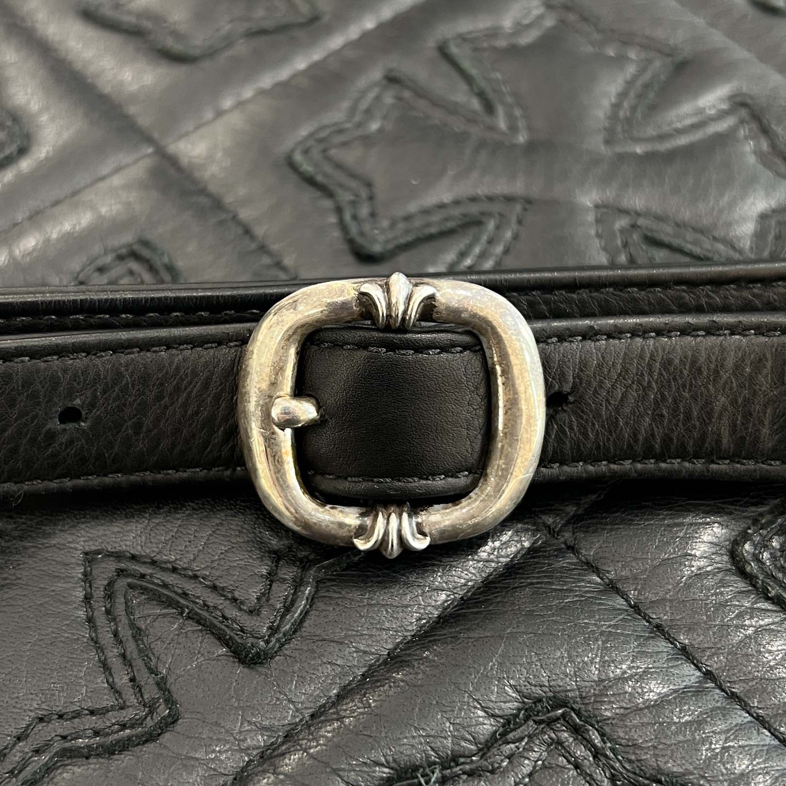 CHROME HEARTS TAKAMINI 3 Cemetery Cross Patch Shoulder Bag クロムハーツ タカミニ 3セメタリークロスパッチ ショルダーバッグ