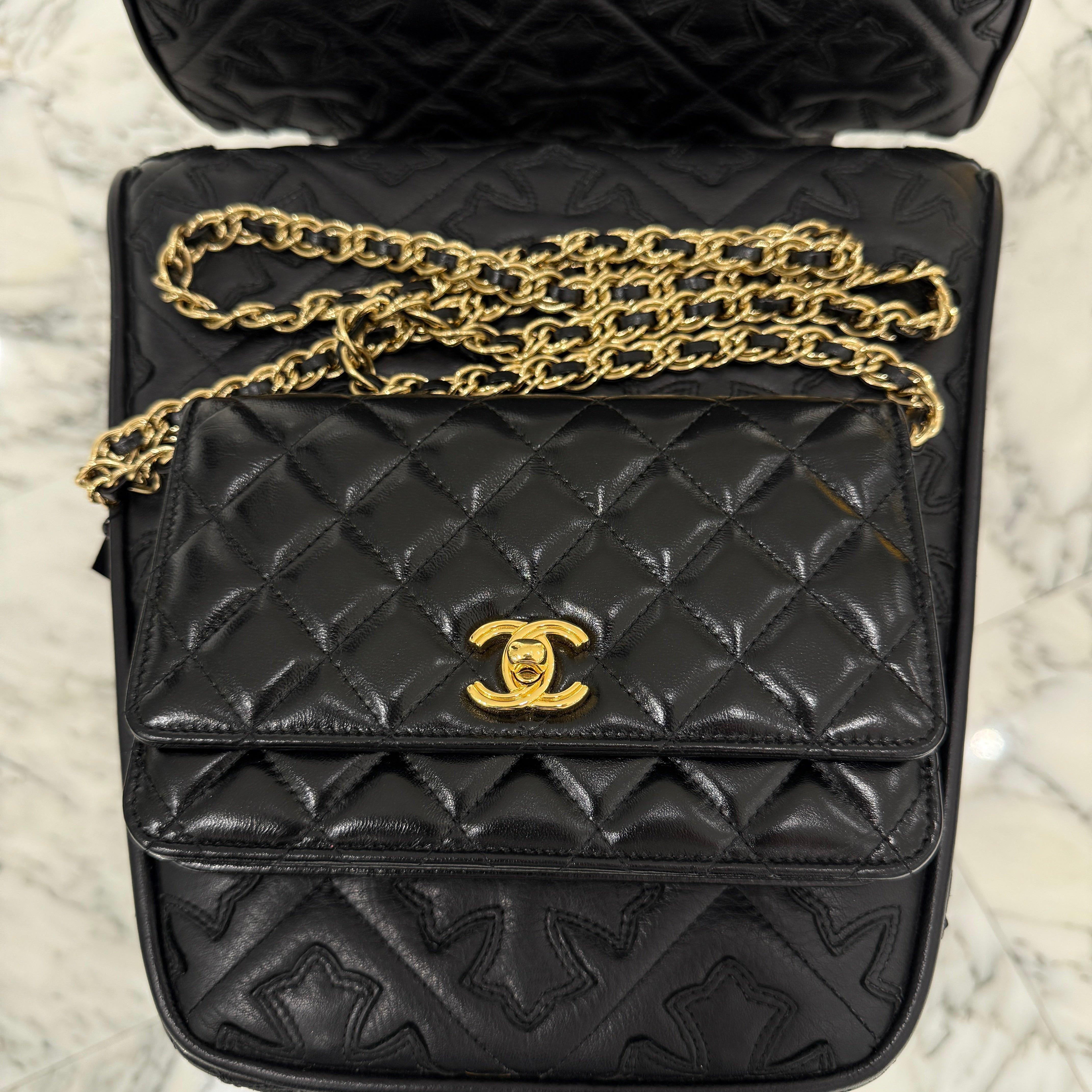 CHANEL Matelasse Lambskin Chain Wallet シャネル マトラッセ ラムスキン チェーンウォレット