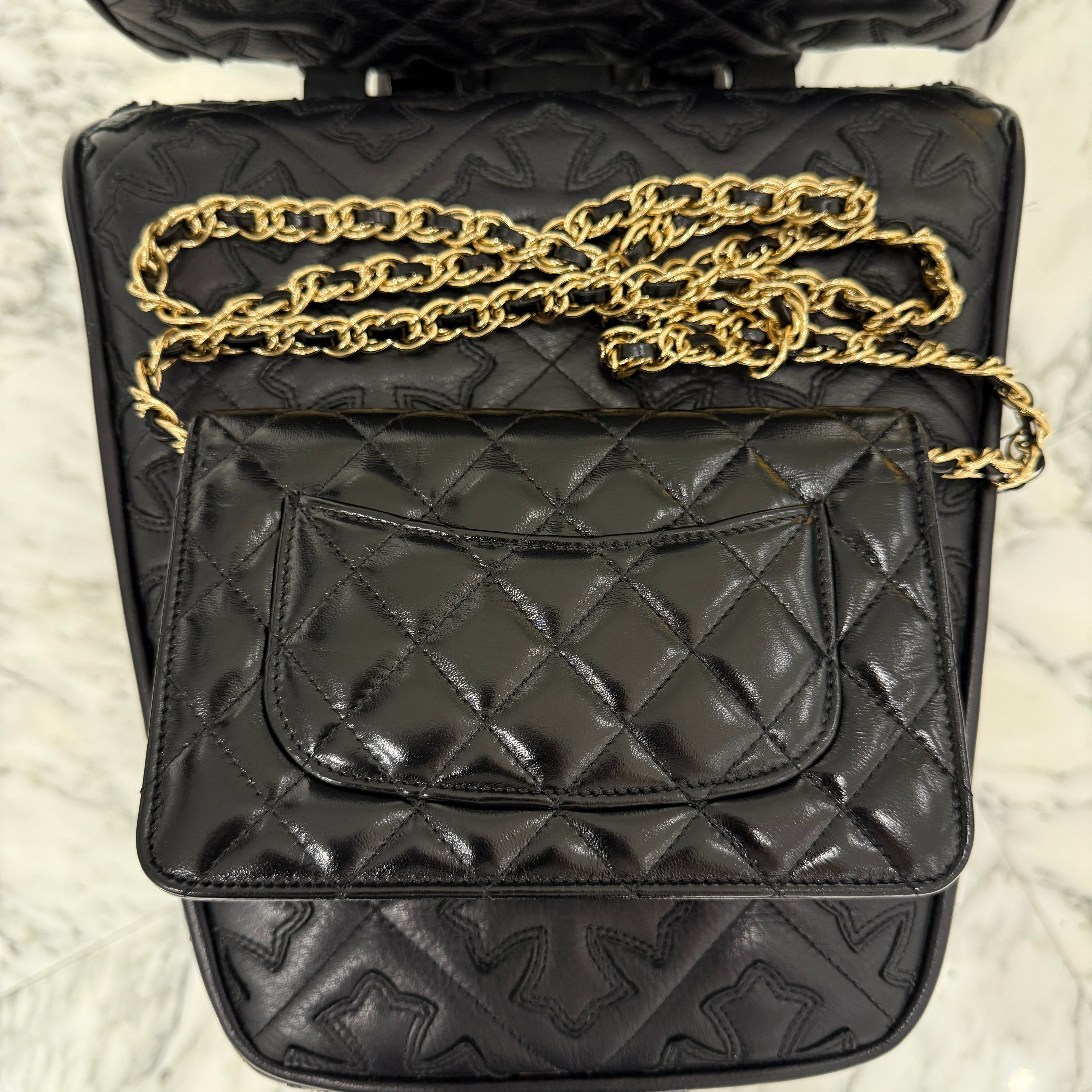 CHANEL Matelasse Lambskin Chain Wallet シャネル マトラッセ ラムスキン チェーンウォレット