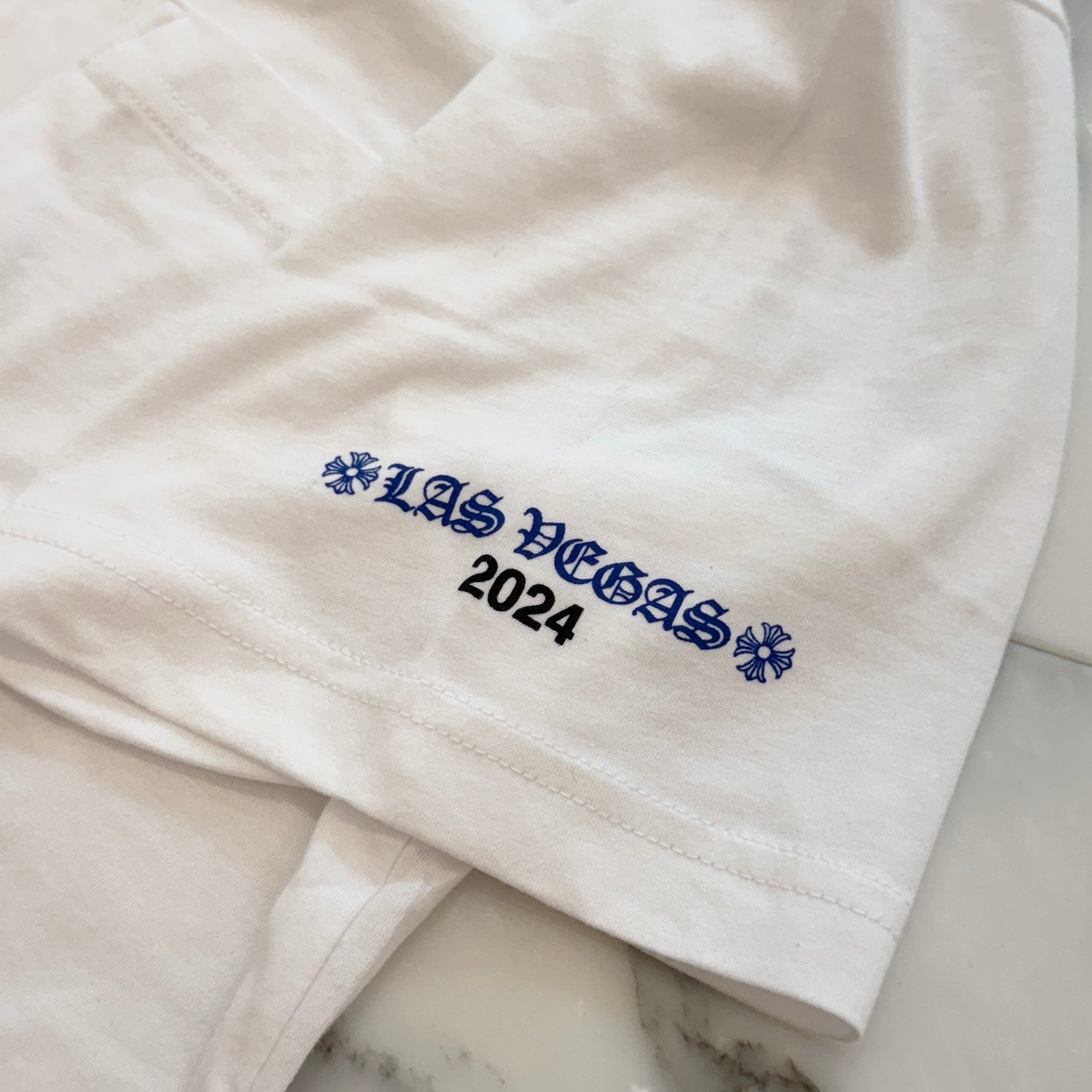 CHROME HEARTS × The Rolling Stones 2024SS Lip Tan Neck Logo Back Scroll Tee Size M クロムハーツ × ローリングストーンズ リップアンドタン ネックロゴ バックスクロール Tシャツ サイズM