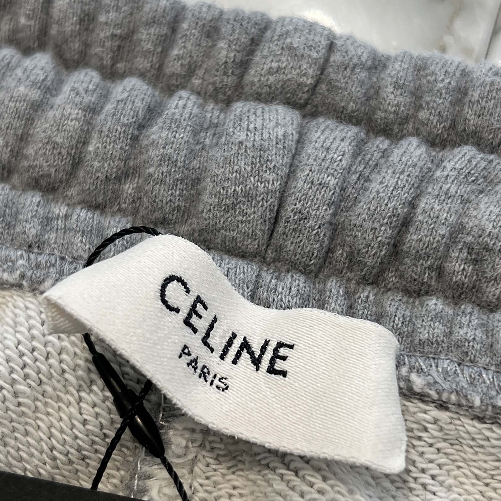 CELINE 2021SS Logo Print Sweat Jogger Pants 2Z056052H Size M セリーヌ ロゴプリント スウェット ジョガーパンツ サイズM