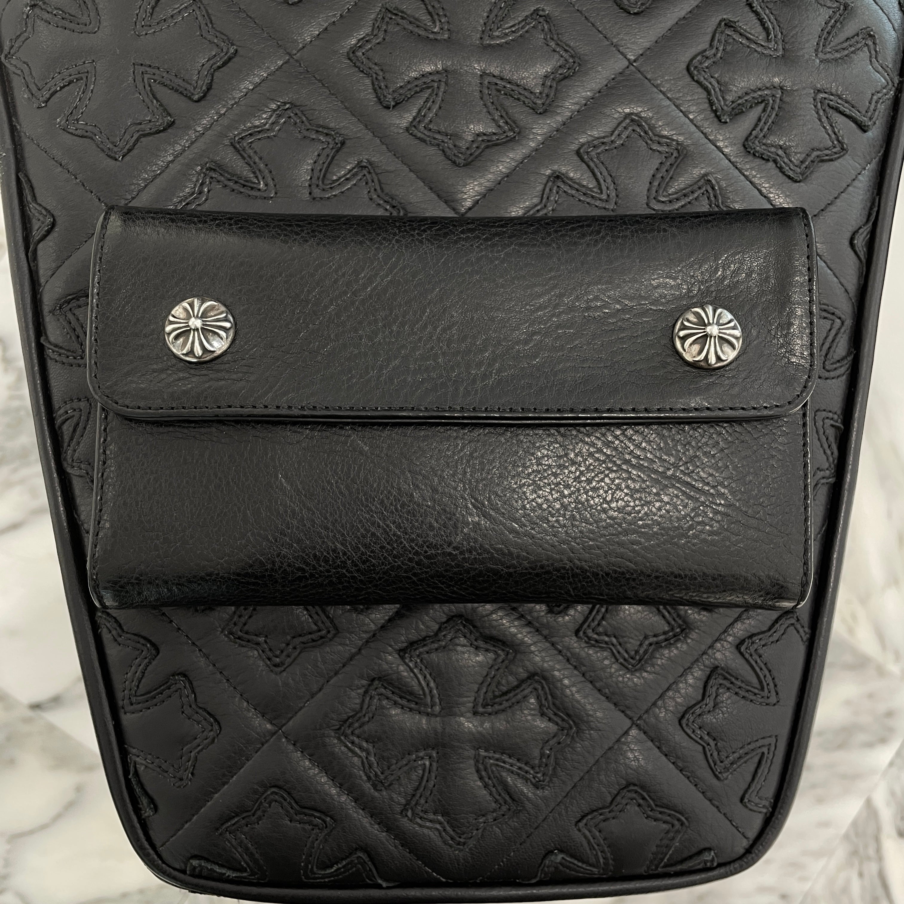 CHROME HEARTS Wave Cross Ball Wallet クロムハーツ ウェーブクロスボール ウォレット
