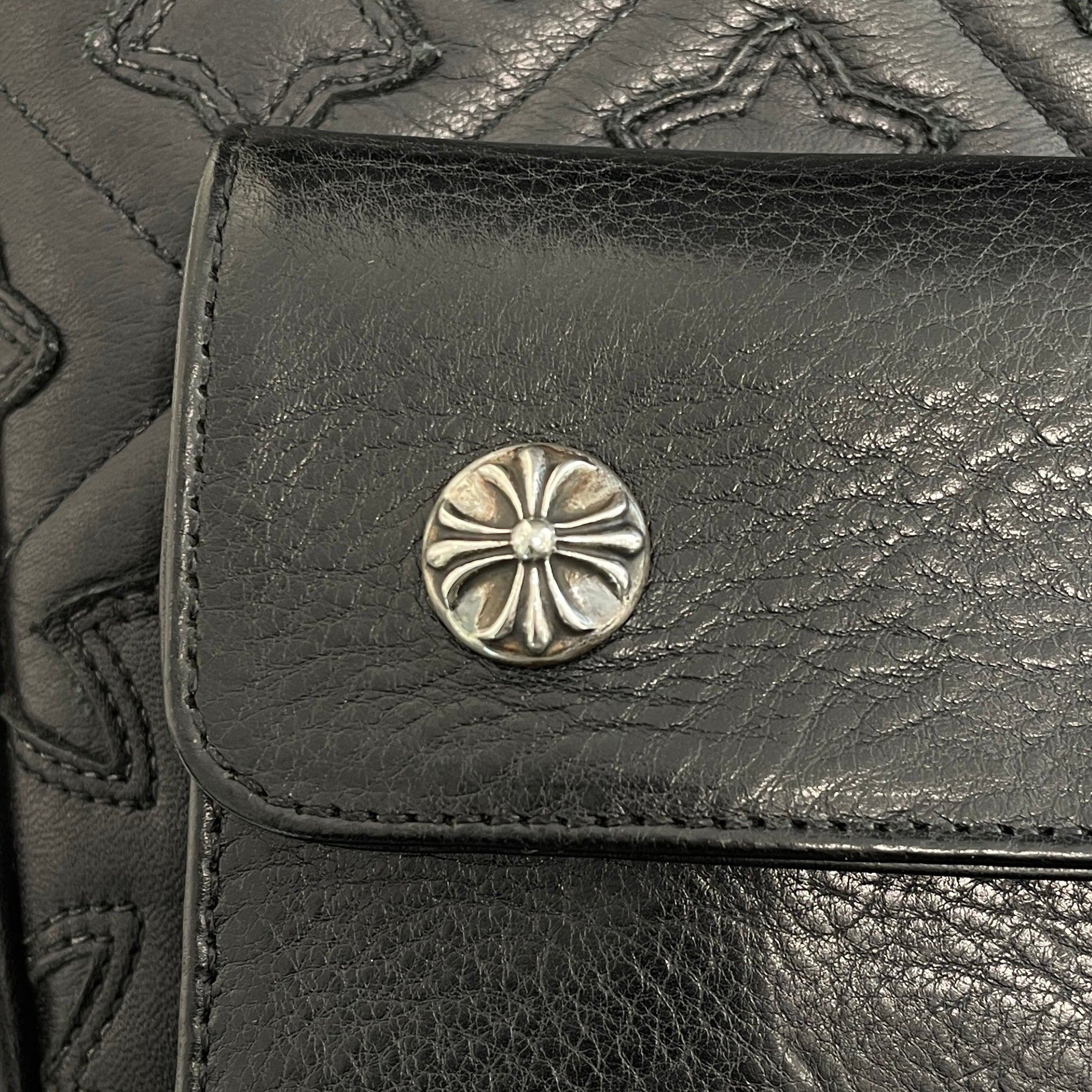 CHROME HEARTS Wave Cross Ball Wallet クロムハーツ ウェーブクロス