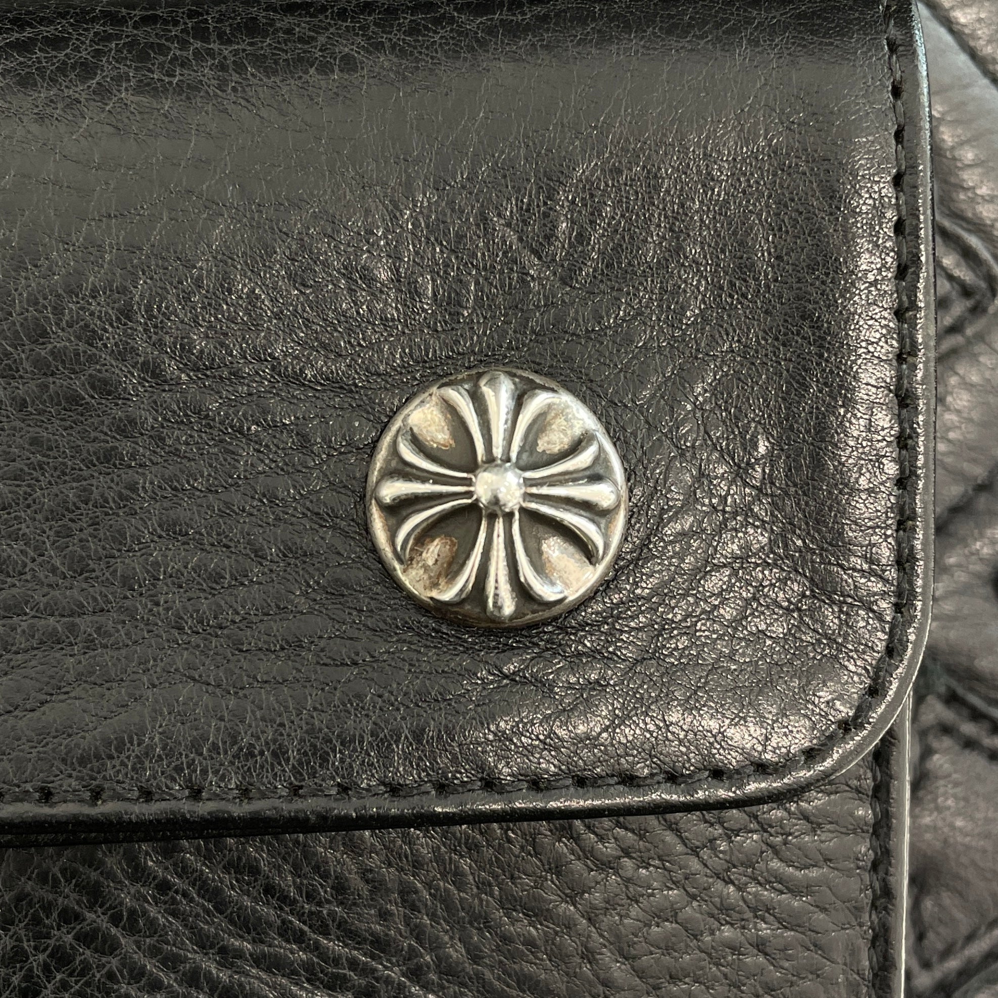 CHROME HEARTS Wave Cross Ball Wallet クロムハーツ ウェーブクロスボール ウォレット