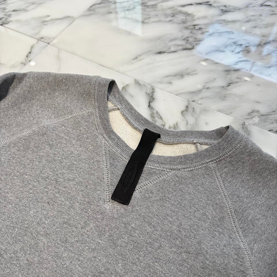 CHROME HEARTS Y NOT Cemetery Cross Leather Patch Sweatshirt Size M クロムハーツ ワイノット セメタリークロス レザーパッチ スウェットシャツ サイズM