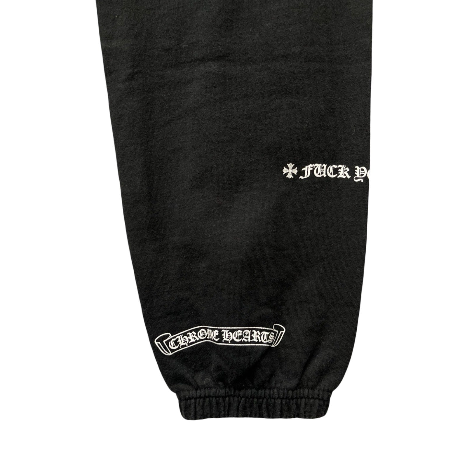 CHROME HEARTS Logo Print Sweat Long Pants Size M