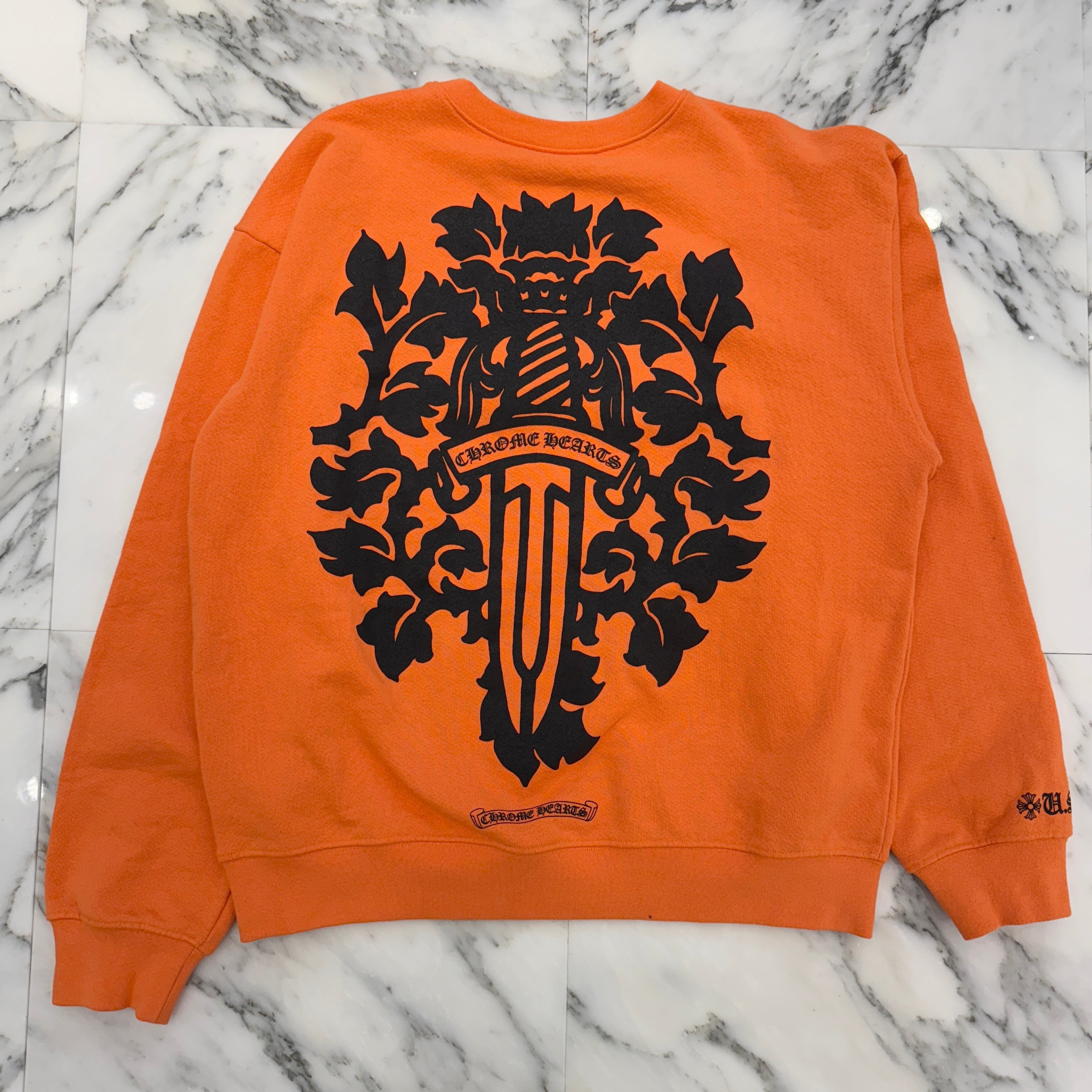 CHROME HEARTS USA Limited Vine Dagger Print Sweatshirt Size L クロムハーツ USA限定 ヴァインダガー プリント スウェットシャツ サイズL