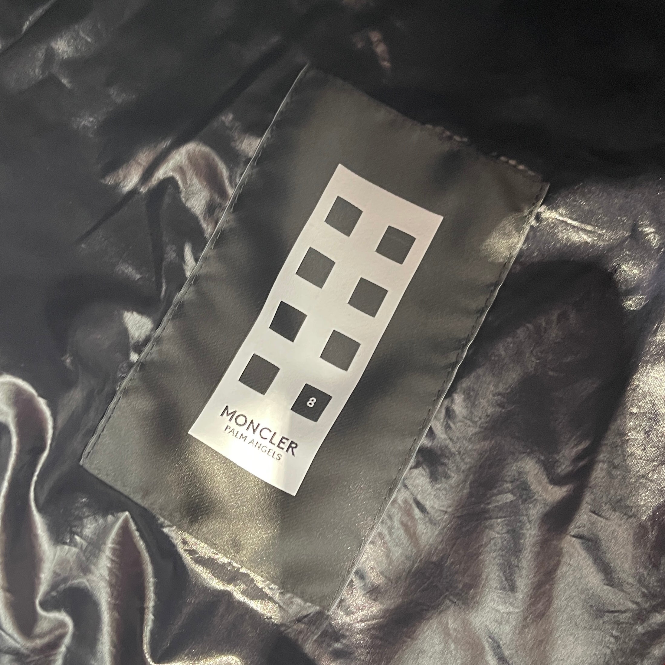 MONCLER × Palm Angels 2018AW "I’m So High Genius" Coach Jacket D20964110151 Size 1 モンクレール×パームエンジェルス "アイムソーハイジーニアス" コーチジャケット サイズ1