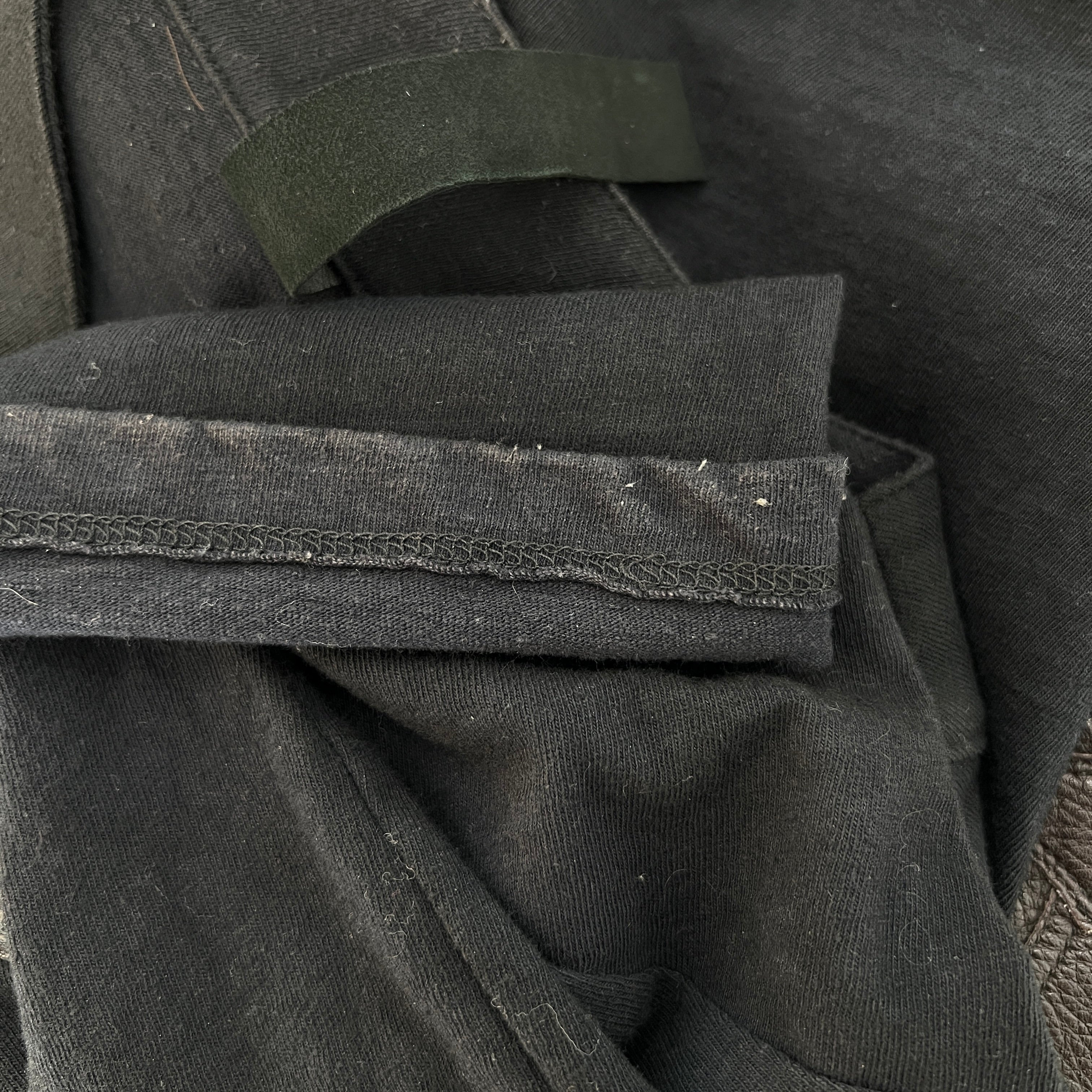 CHROME HEARTS Leather Patch Cross Ball Button Baseball Cotton Shirt Size L クロムハーツ レザーパッチ クロスボールボタン ベースボール コットンシャツ サイズL