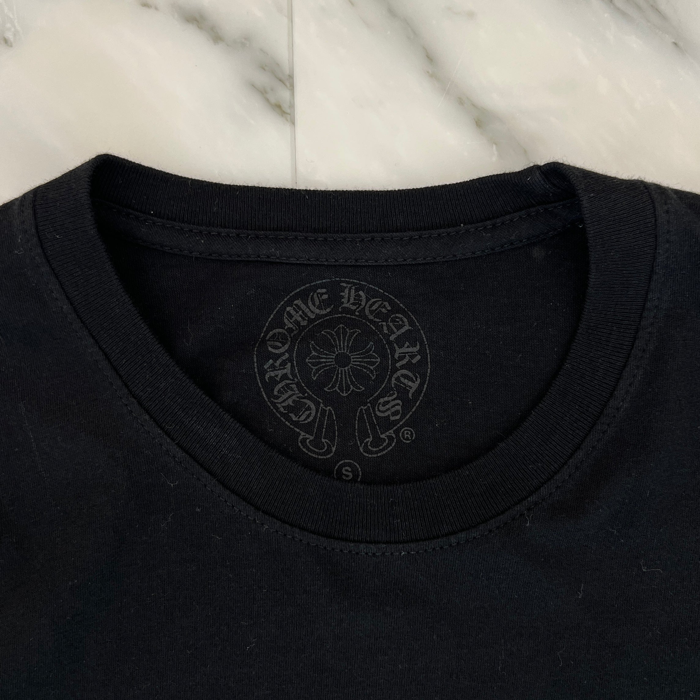 CHROME HEARTS×THE HEROES PROJECT Horseshoe Pocket Tee Size S