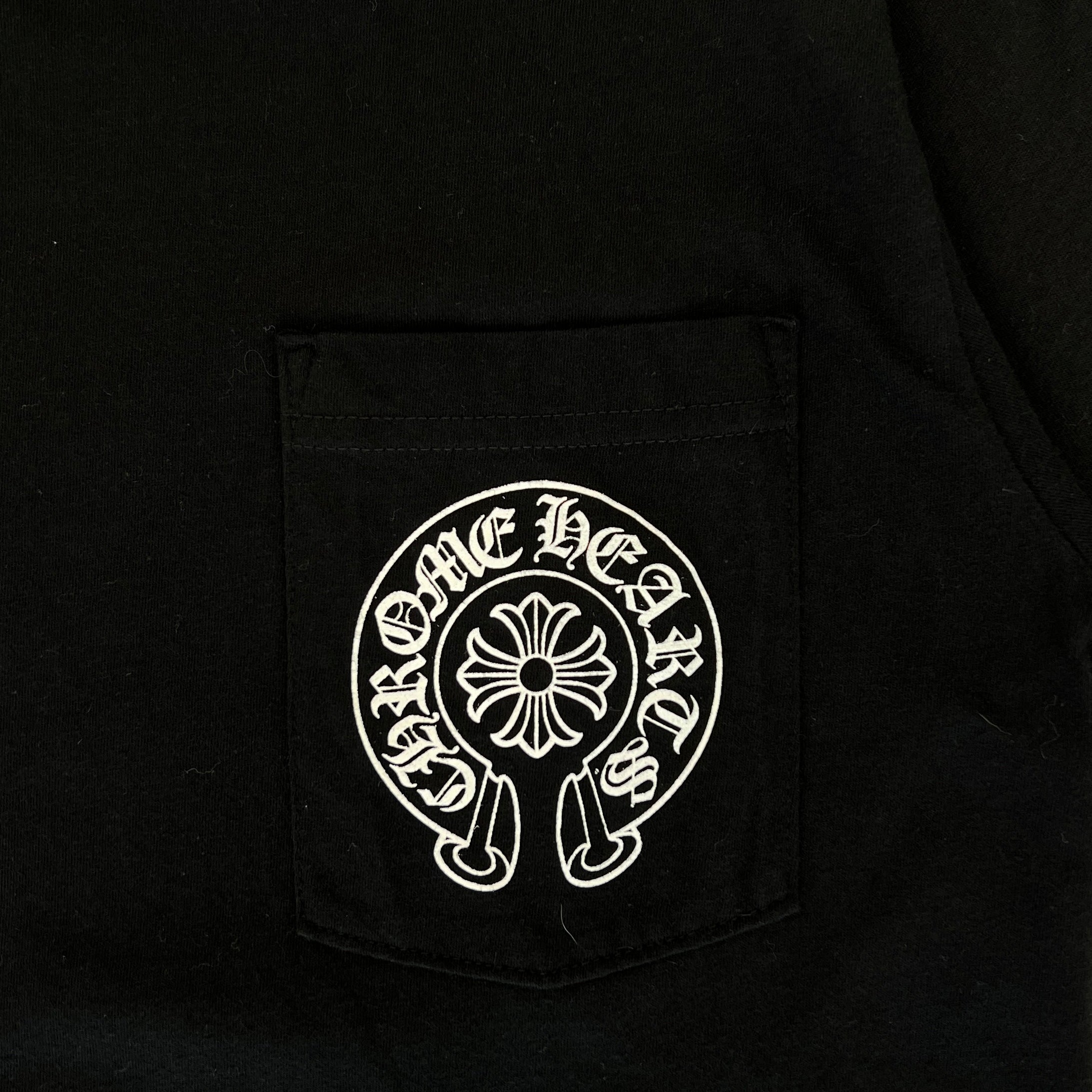 CHROME HEARTS×THE HEROES PROJECT Horseshoe Pocket Tee Size S