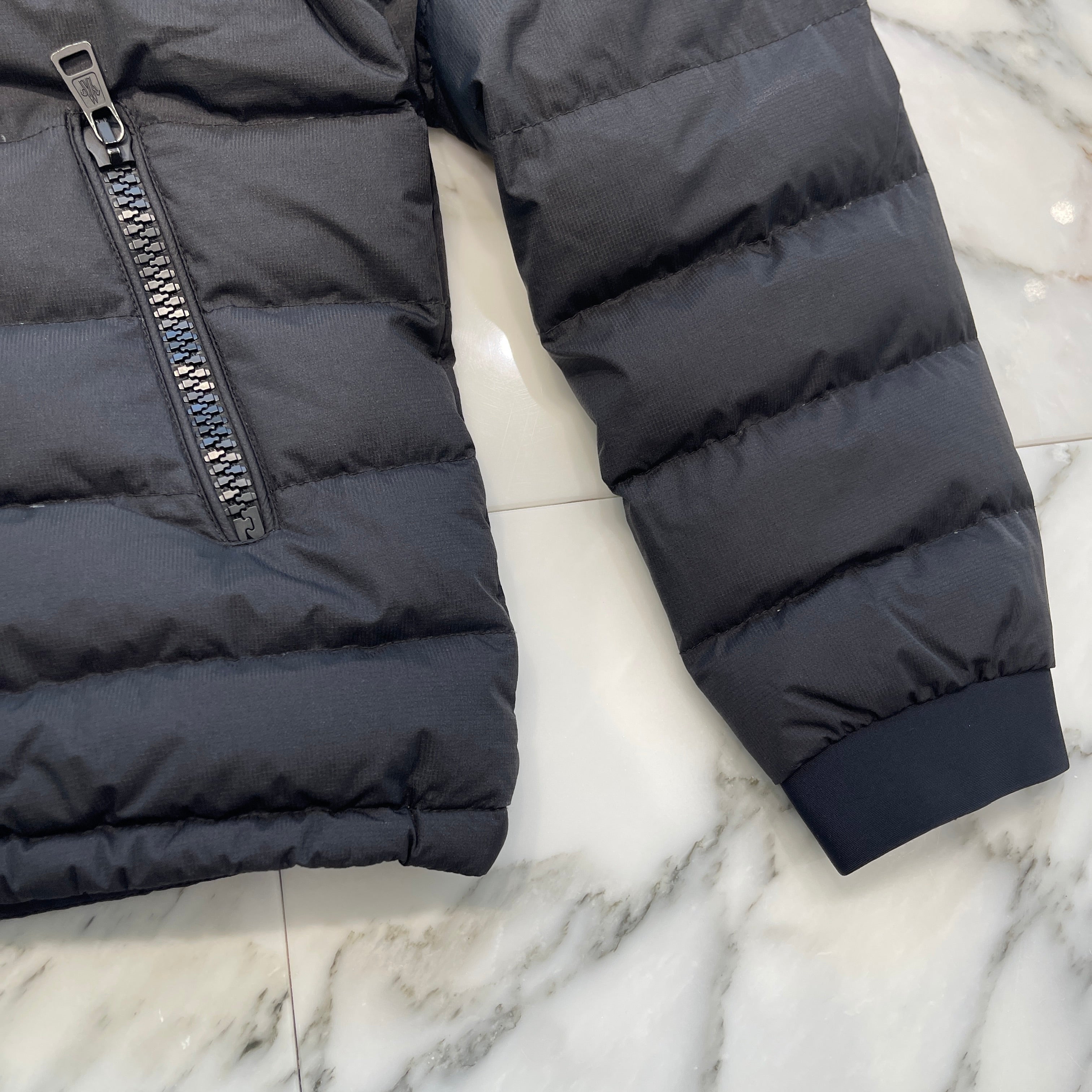 MONCLER × OFF-WHITE 2017AW DINARD GIUBBOTTO Down Jacket B209H4130505 53607 Size 0 モンクレール × オフホワイト ディナール ジュボット ダウンジャケット サイズ0