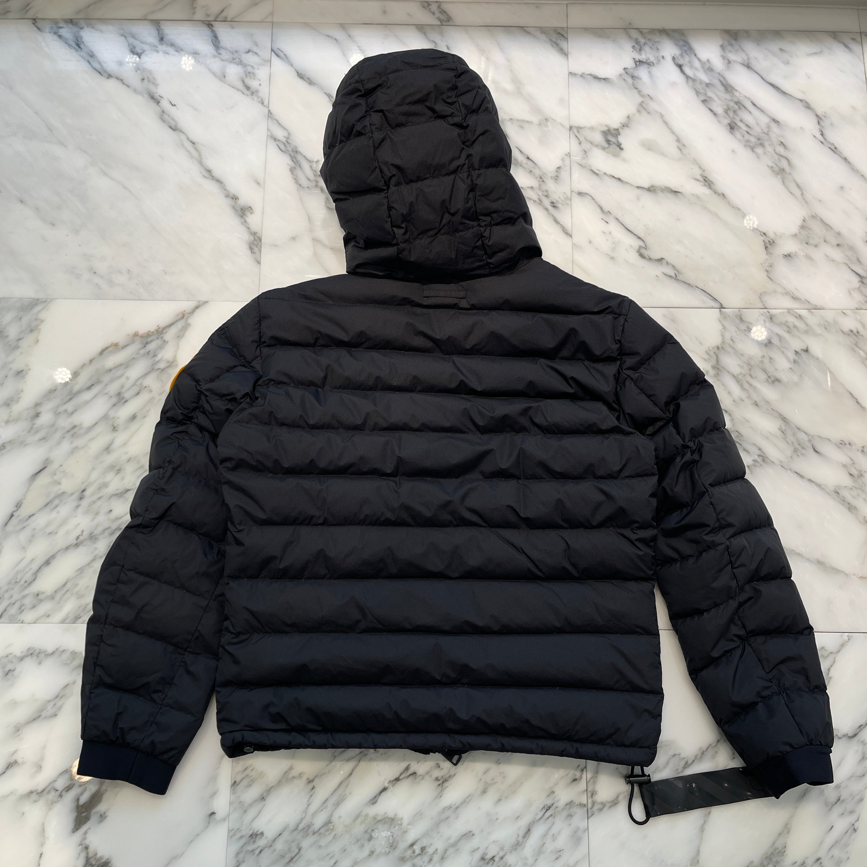 MONCLER × OFF-WHITE 2017AW DINARD GIUBBOTTO Down Jacket B209H4130505 53607 Size 0 モンクレール × オフホワイト ディナール ジュボット ダウンジャケット サイズ0