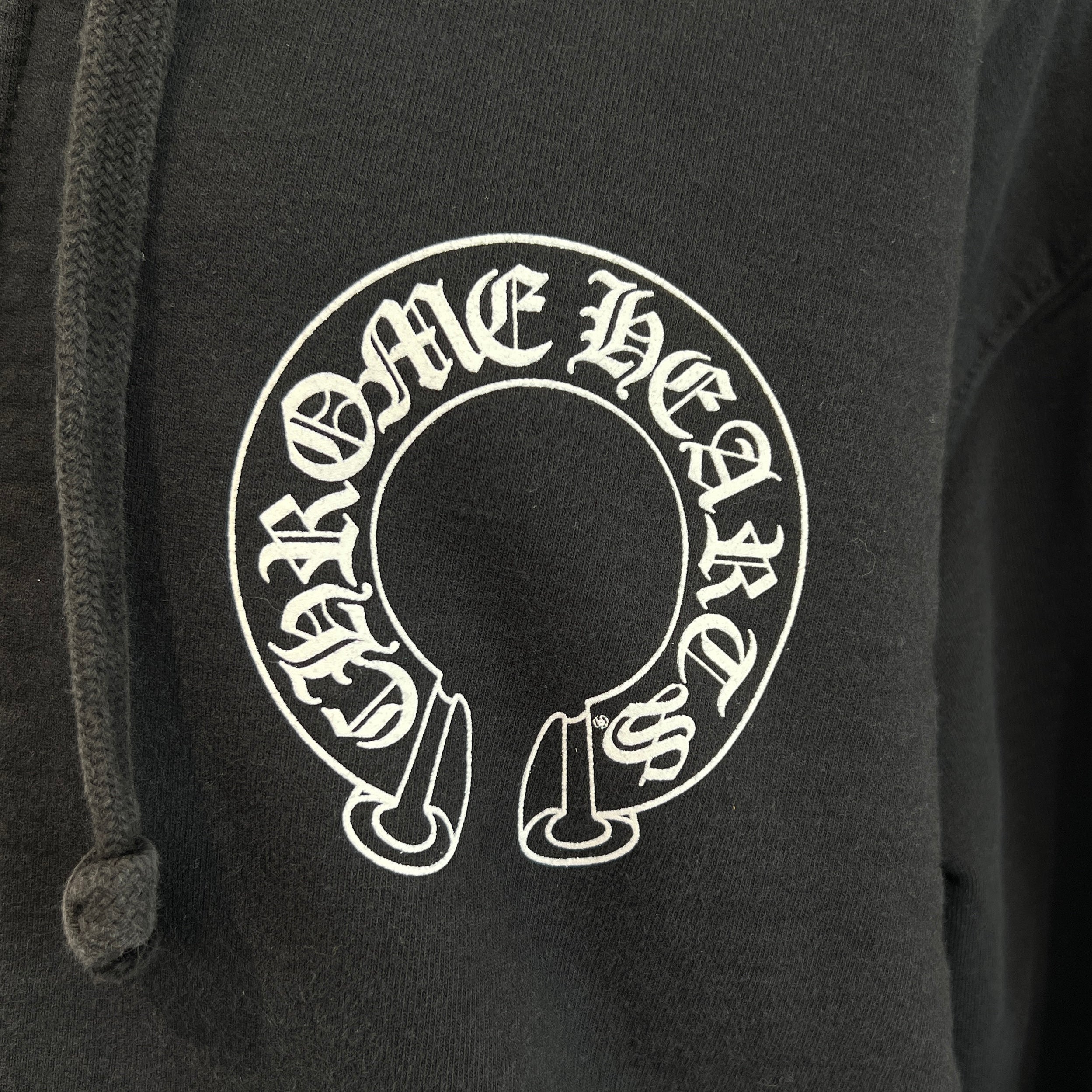 CHROME HEARTS Floral Cross Horseshoe Pullover Hoodie Size M クロムハーツ フローラルクロス ホースシュー プルオーバーフーディ サイズM