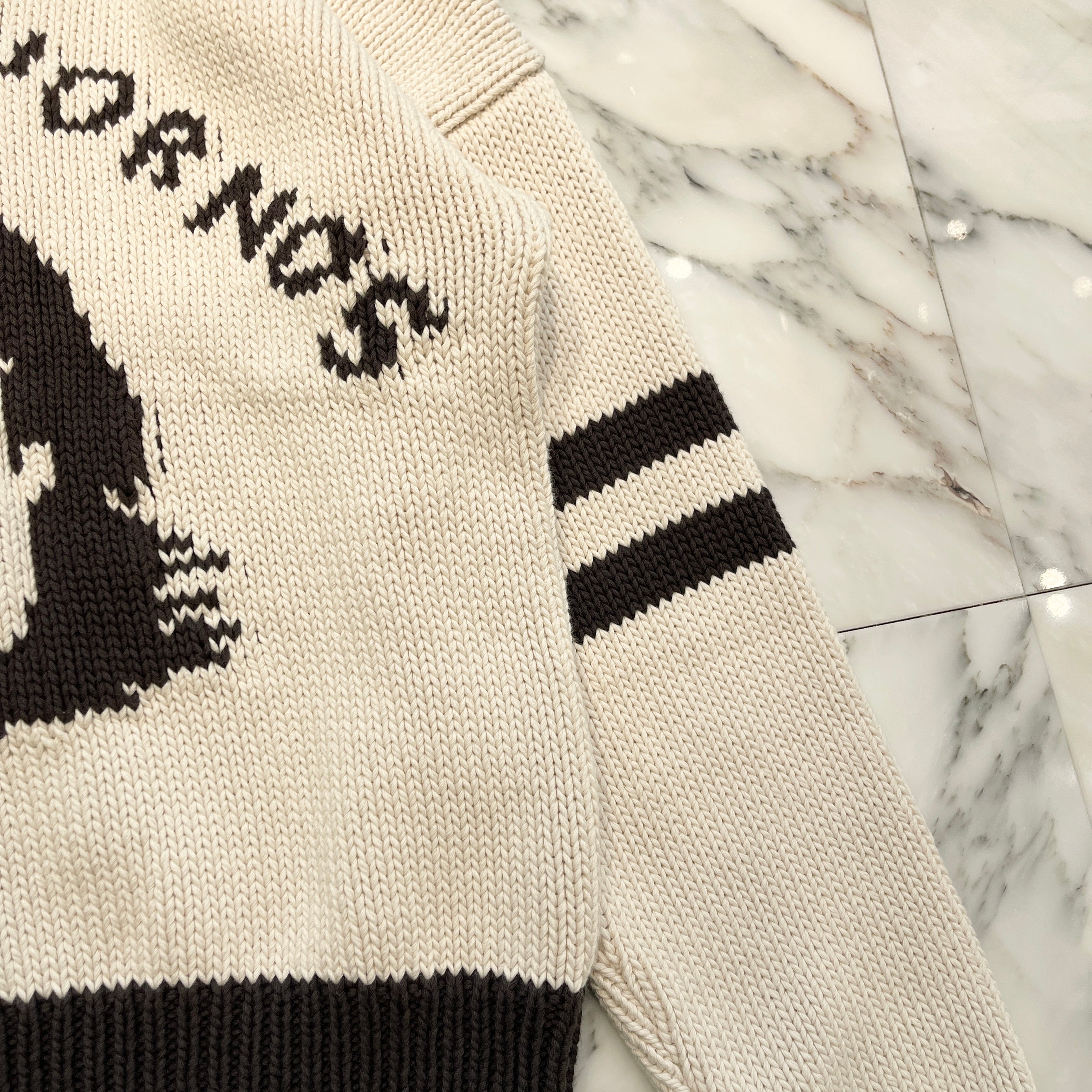 ENFANTS RICHES DEPRIMES 2023SS "Aileen Wuornos" Cotton Knit Sweater Size M アンファン リッシュ デプリメ "アイリーンウォーノス" コットン ニットセーター サイズM