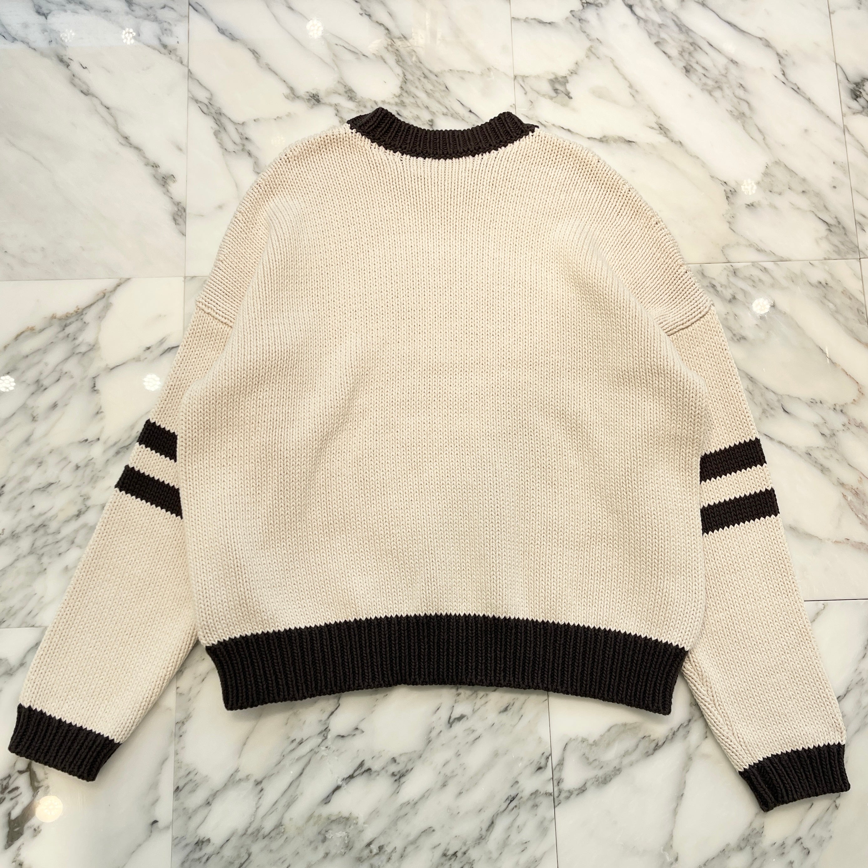 ENFANTS RICHES DEPRIMES 2023SS "Aileen Wuornos" Cotton Knit Sweater Size M アンファン リッシュ デプリメ "アイリーンウォーノス" コットン ニットセーター サイズM
