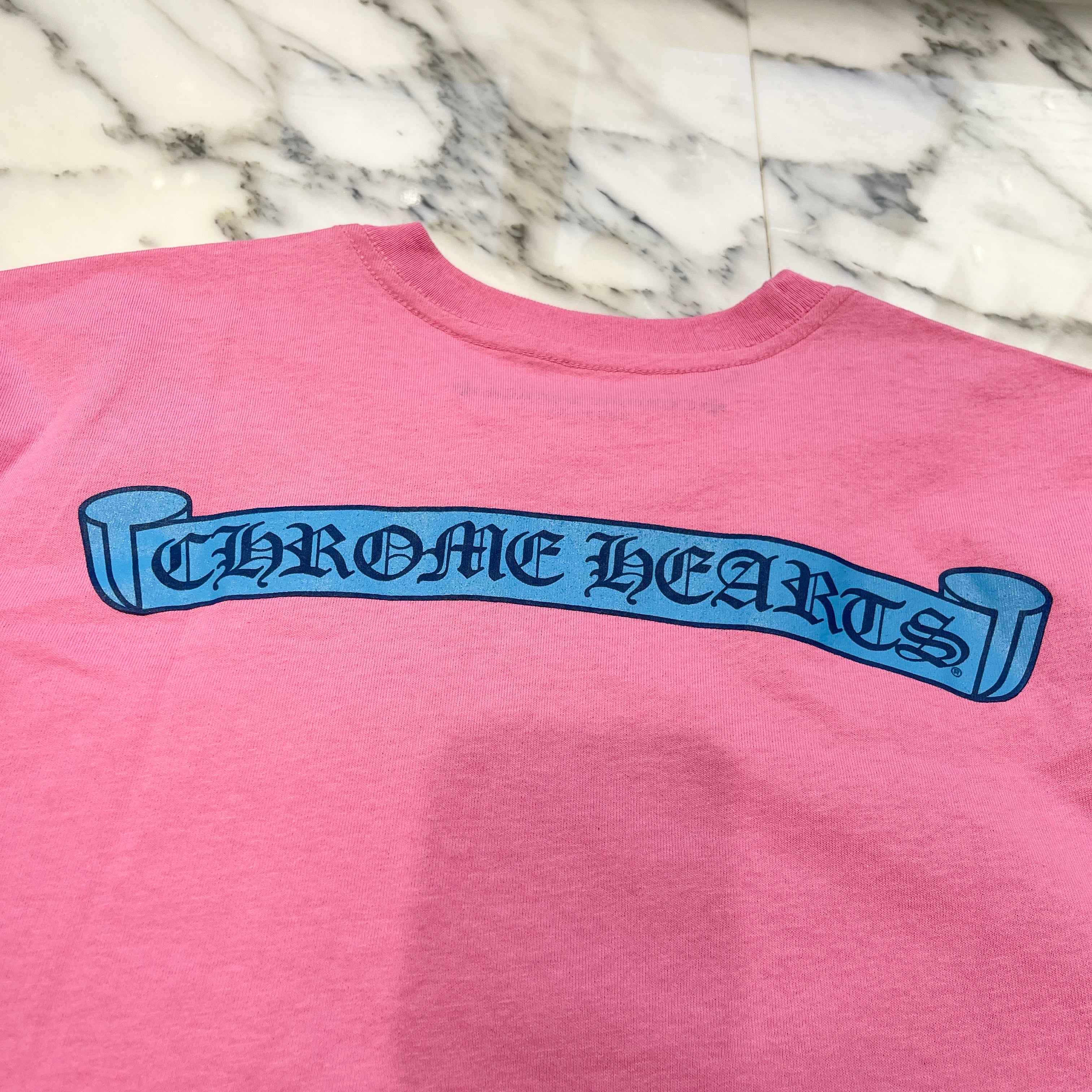CHROME HEARTS That Group Back Scroll Tee Size L クロムハーツ