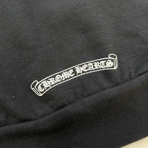 CHROME HEARTS Neck Logo Crewneck Sweatshirt Size L クロムハーツ ネックロゴクルーネックスウェットシャツ サイズL
