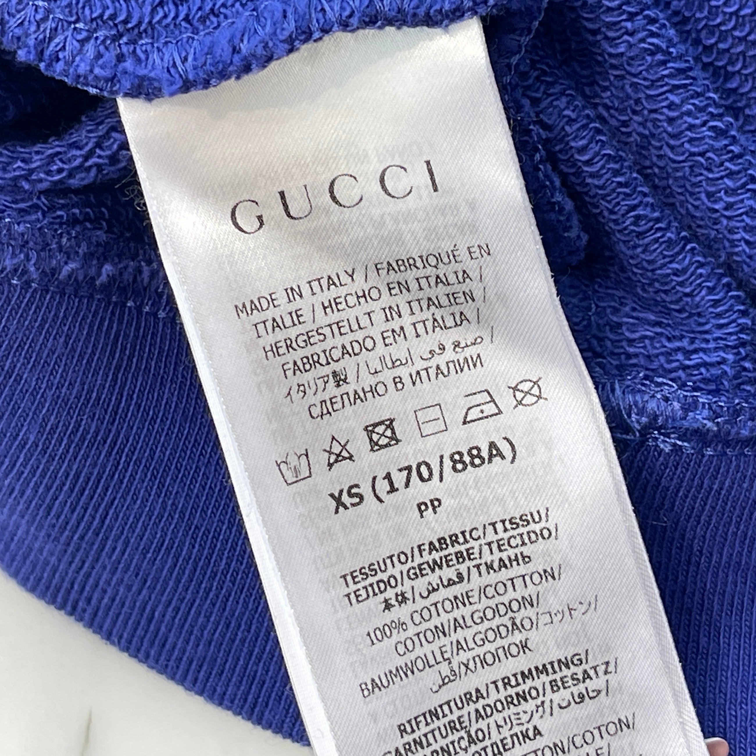 GUCCI 2023AW Inter Rocking G Logo Print Sweat Shirt 747809 XJFL8 Size XS グッチ インターロッキングG ロゴ プリント スウェットシャツ サイズXS