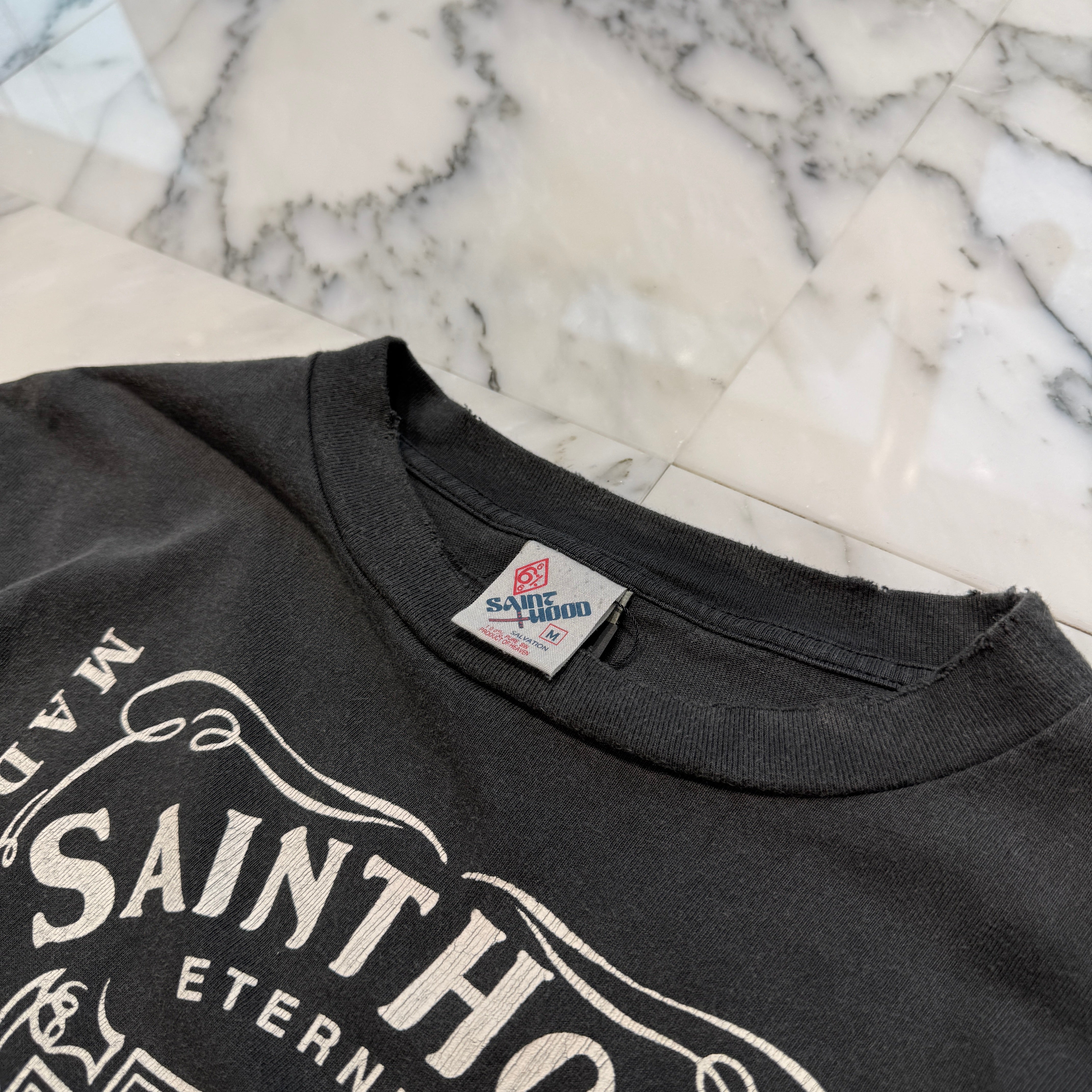 SAINT Mxxxxxx × NEIGHBORHOOD 2023SS SAINT HOOD SKULL BIKE Tee SM-S23-0000-116 Size M  セントマイケル×ネイバーフッド セントフッド スカルバイク Tシャツ サイズM