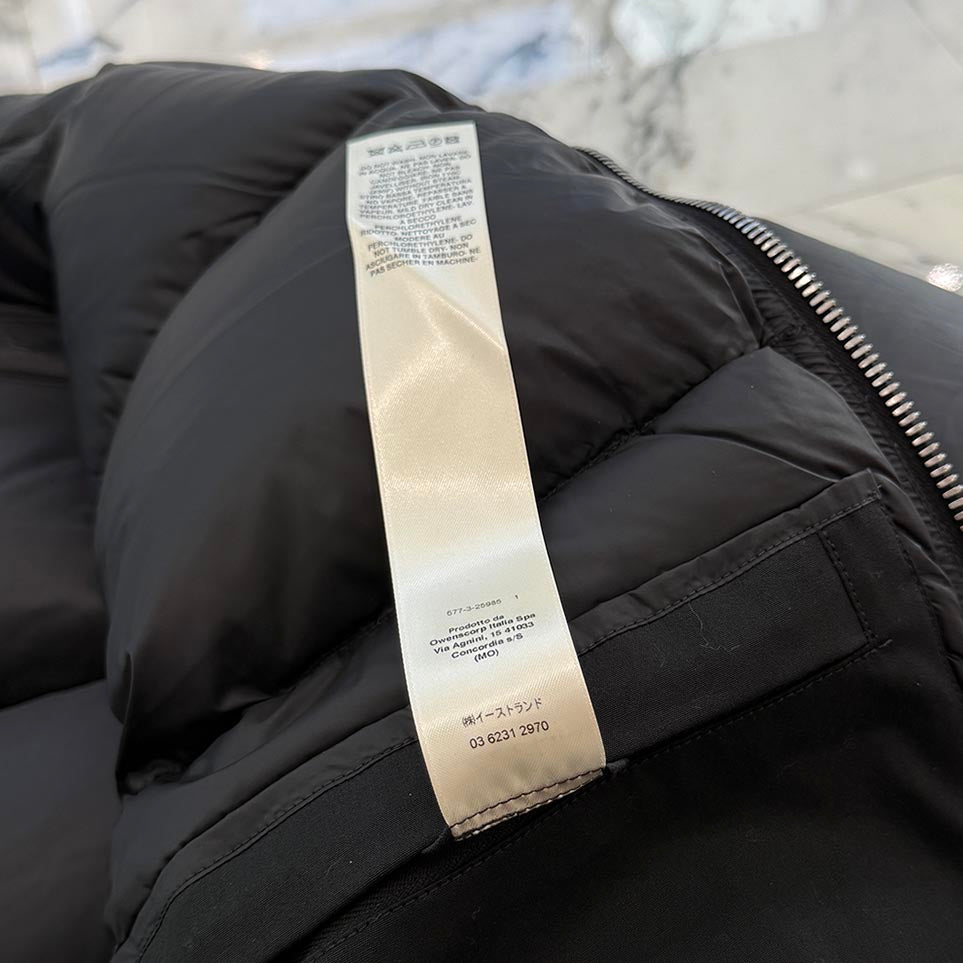 Rick Owens 2024AW "Turtle" Down Jacket R02D6745-NPD3 Size 46 リックオウェンス "タートル" ダウンジャケット サイズ46