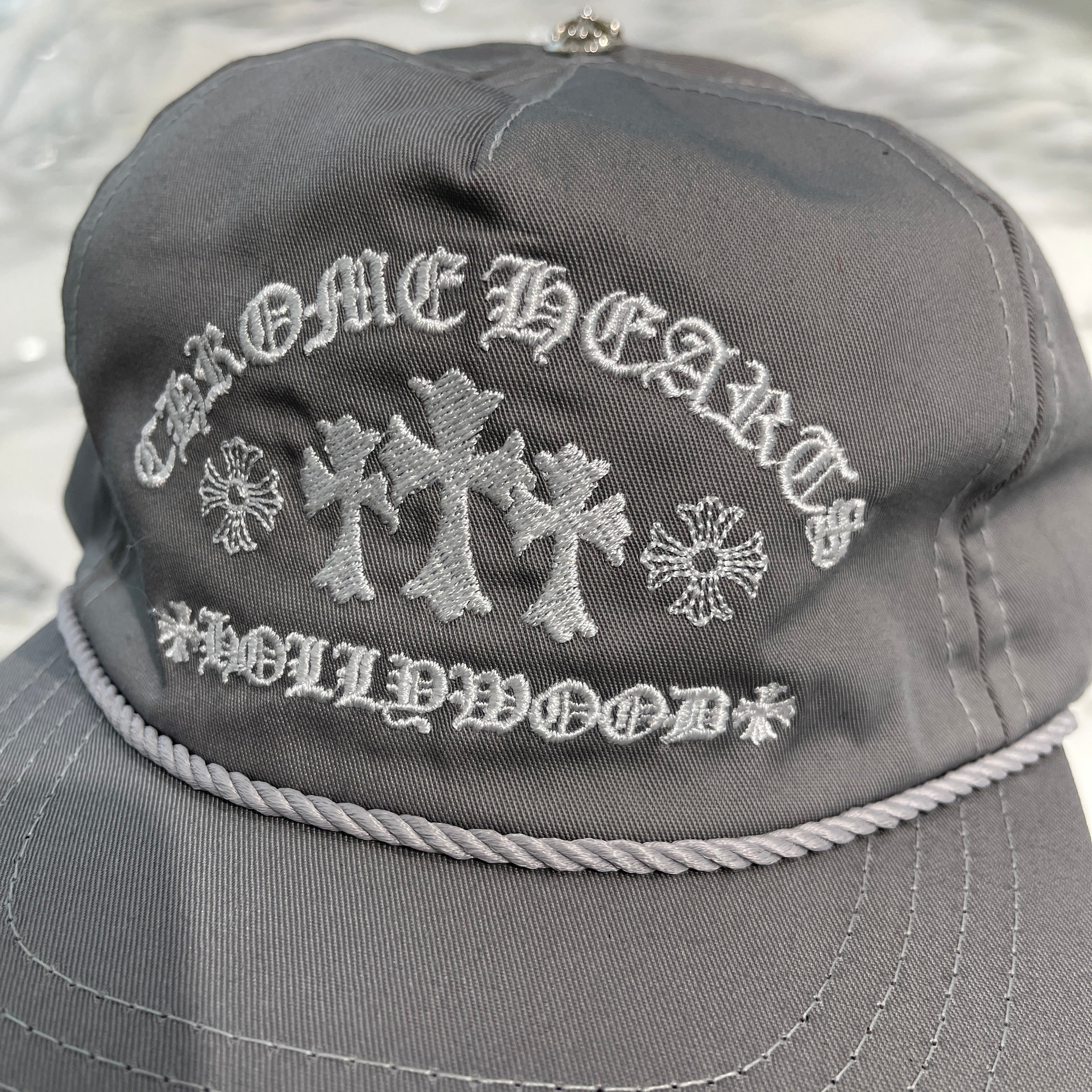 CHROME HEARTS GAS STATION King Taco 3 Cemetery Cross Trucker Cap Size ONE SIZE（53-60）クロムハーツ ガスステーション キングタコ 3セメタリークロス トラッカーキャップ サイズONE SIZE（53-60）