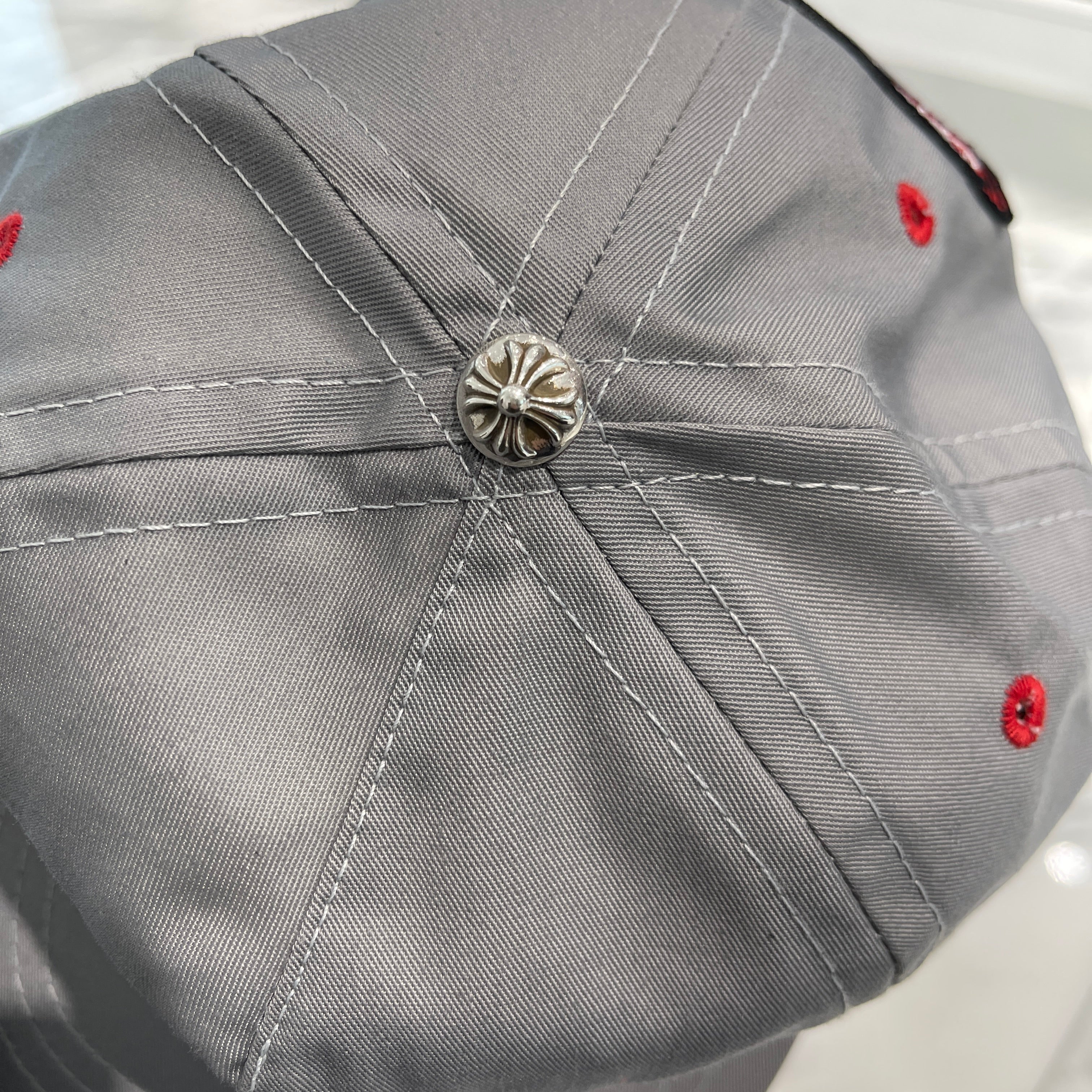 CHROME HEARTS GAS STATION King Taco 3 Cemetery Cross Trucker Cap Size ONE SIZE（53-60）クロムハーツ ガスステーション キングタコ 3セメタリークロス トラッカーキャップ サイズONE SIZE（53-60）