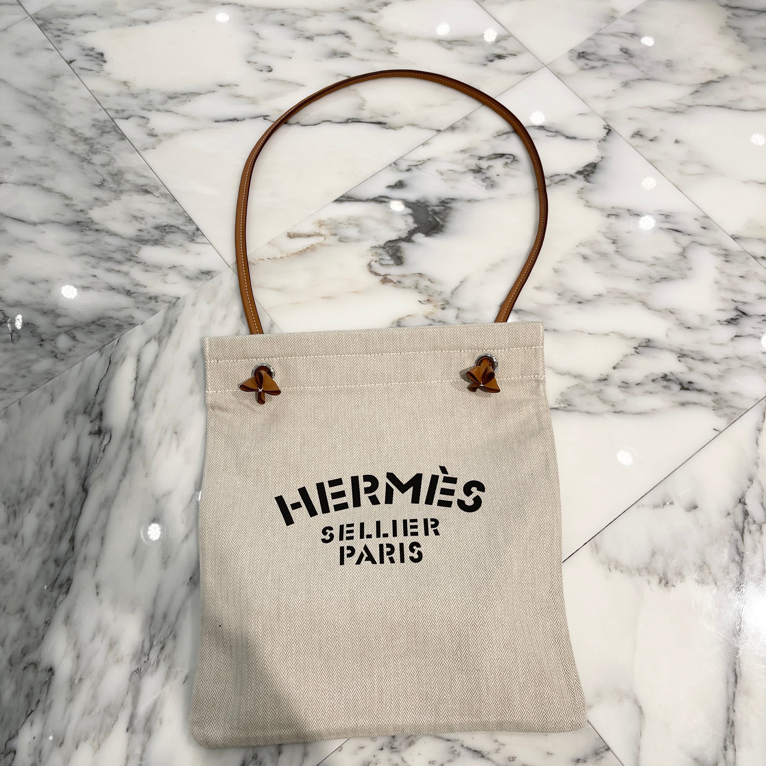 HERMES 2019SS Aline MM Tote Bag ”W刻印” エルメス アリーヌMM トートバッグ