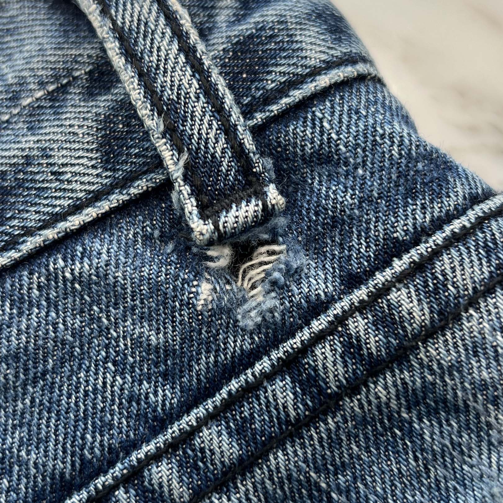 CHROME HEARTS Multi Leather Cross Patch Cross Ball Button Denim Pants Size 33 クロムハーツ マルチレザークロスパッチ クロスボールボタン デニムパンツ サイズ33