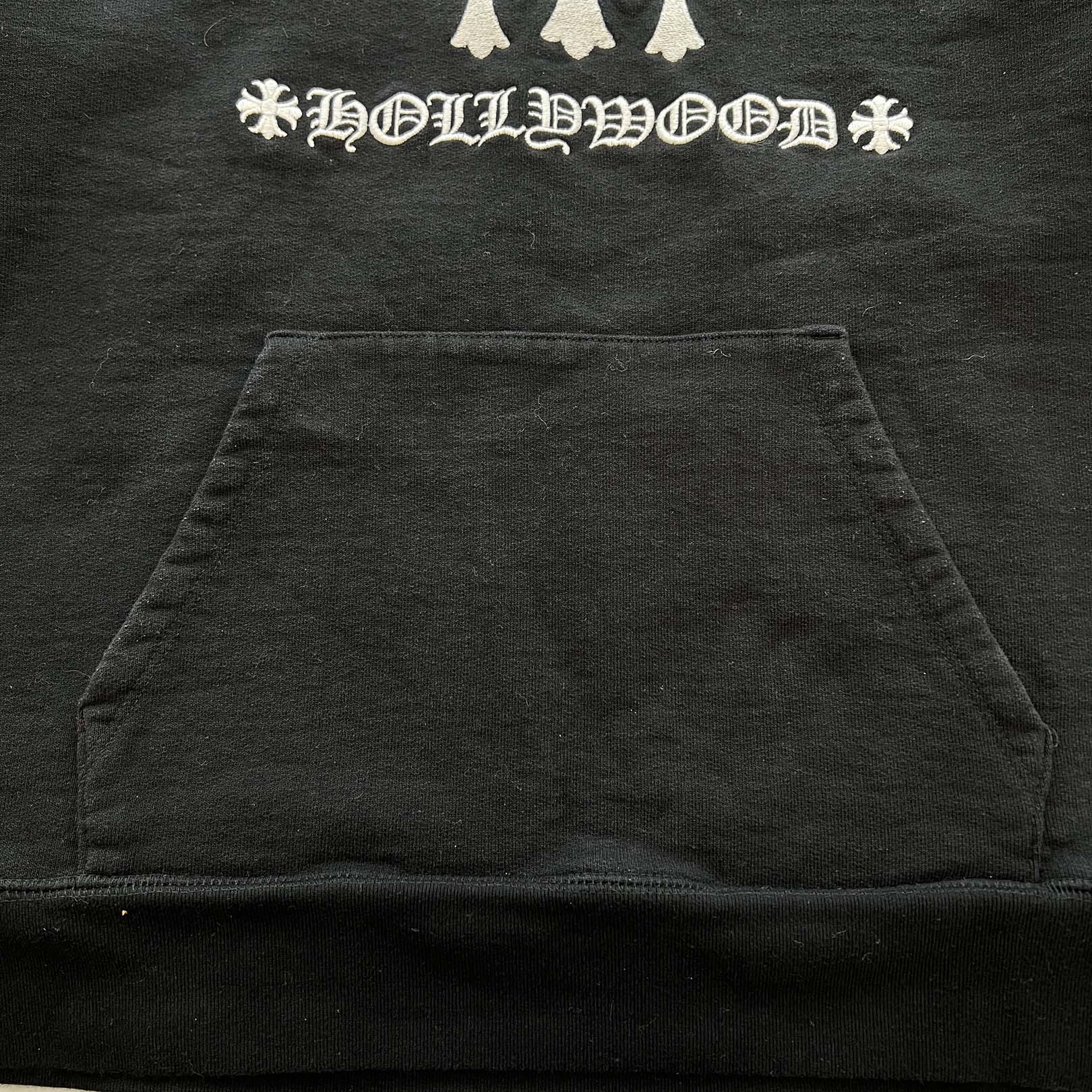 CHROME HEARTS King Taco Cemetery Cross Embroidery Pullover Hoodie Size L クロムハーツ キングタコ セメタリークロス 刺繍 プルオーバーフーディ サイズL