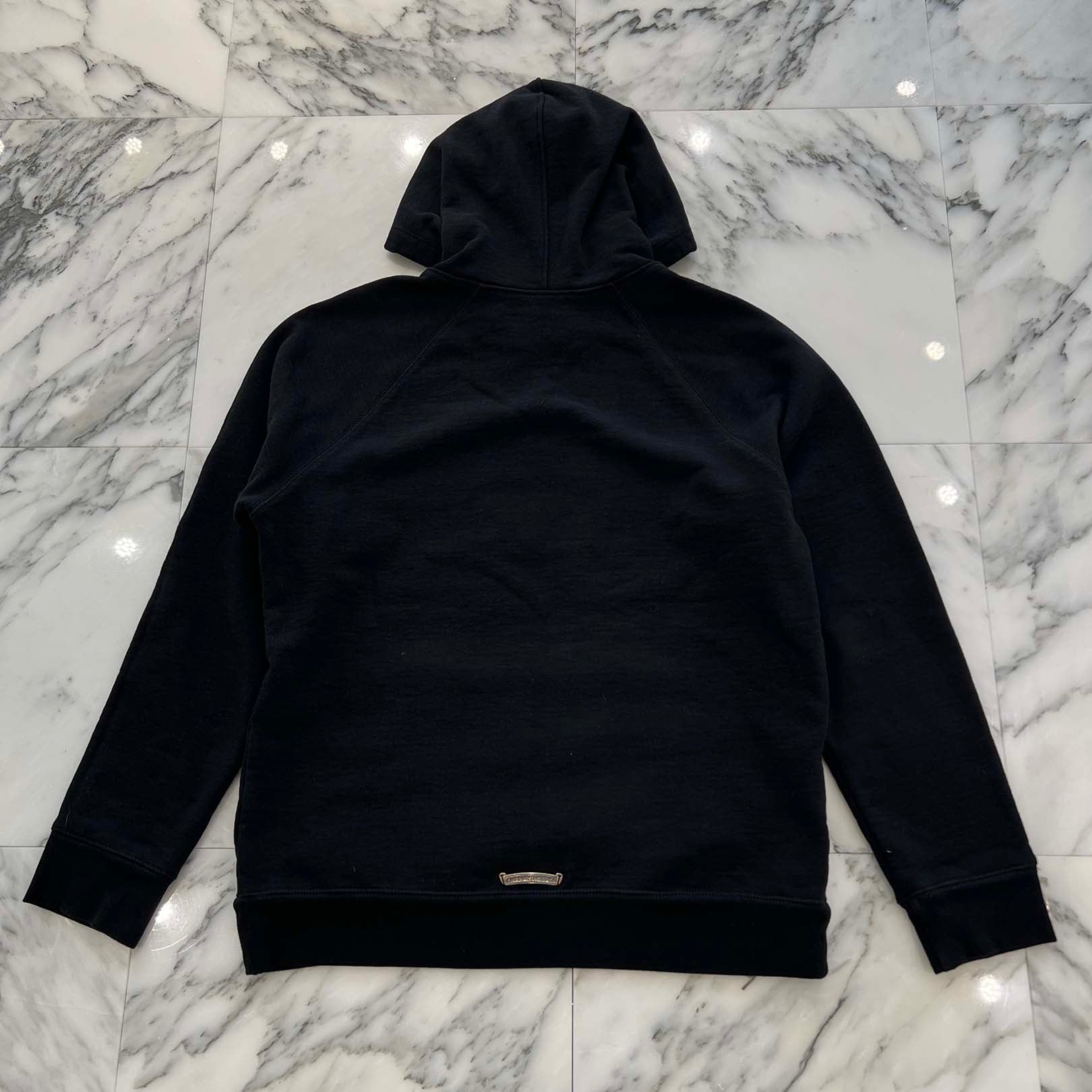 CHROME HEARTS King Taco Cemetery Cross Embroidery Pullover Hoodie Size L クロムハーツ キングタコ セメタリークロス 刺繍 プルオーバーフーディ サイズL