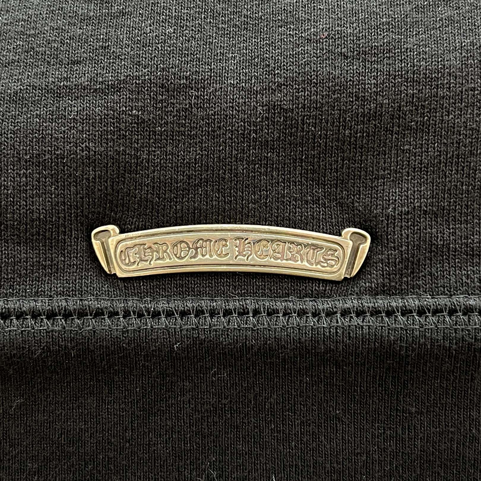 CHROME HEARTS King Taco Cemetery Cross Embroidery Pullover Hoodie Size L クロムハーツ キングタコ セメタリークロス 刺繍 プルオーバーフーディ サイズL