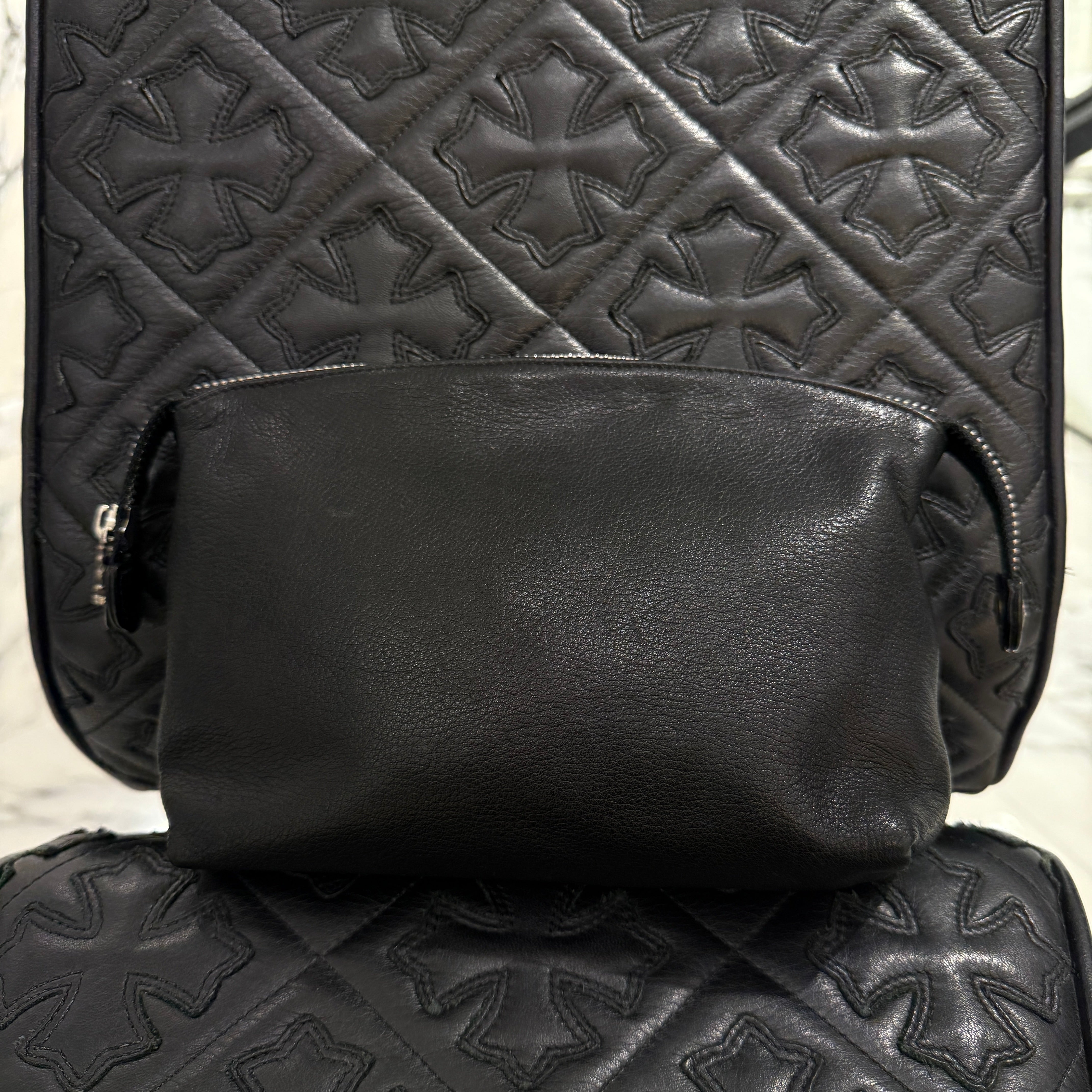 CHROME HEARTS INSANITY CH Plus Patch Leather Poach クロムハーツ インサニティ CHプラス パッチ レザーポーチ