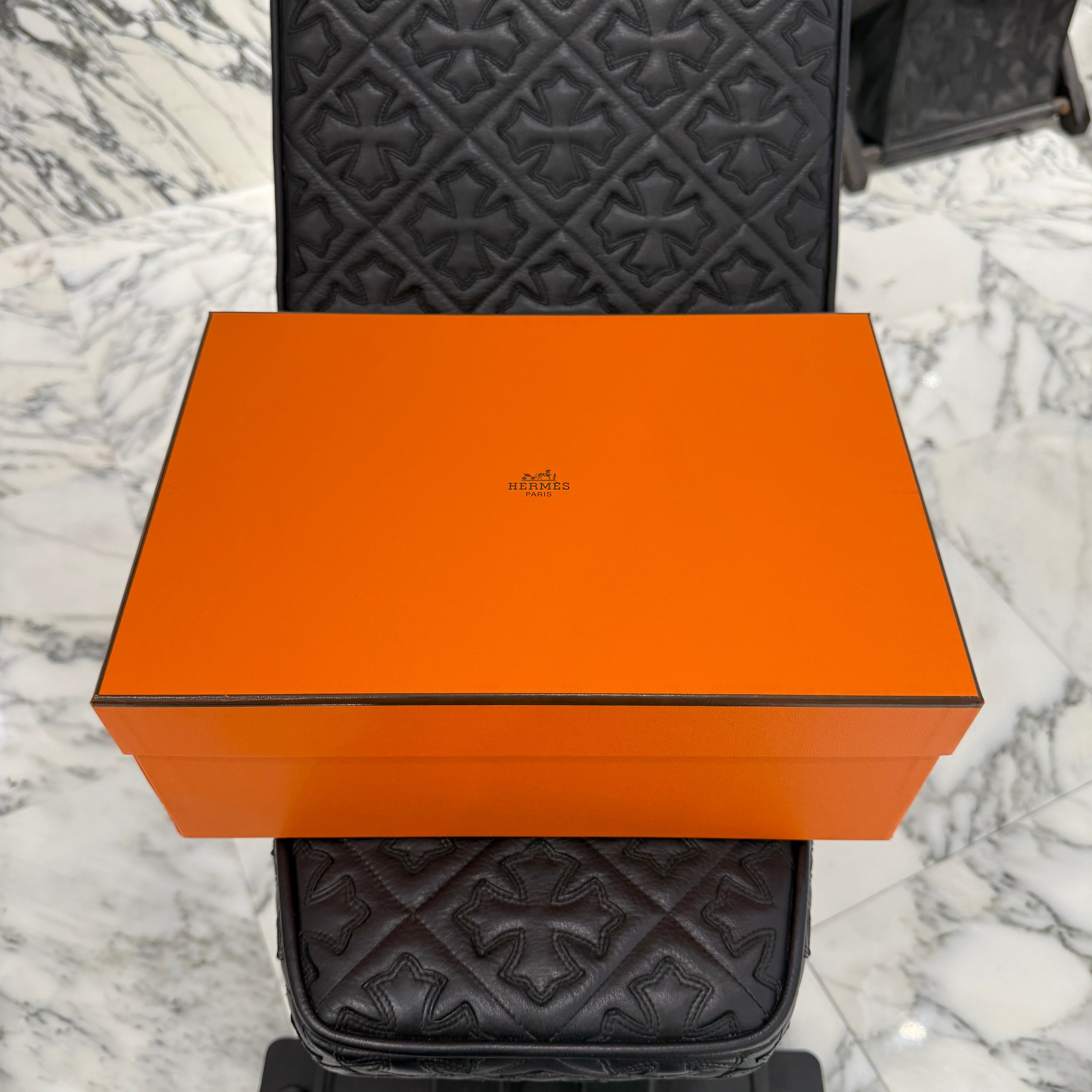 HERMES Geta Shoulder Bag "NOIR" W刻印 085052CCAD エルメス ゲタ ショルダーバッグ ”ノワール” W刻印