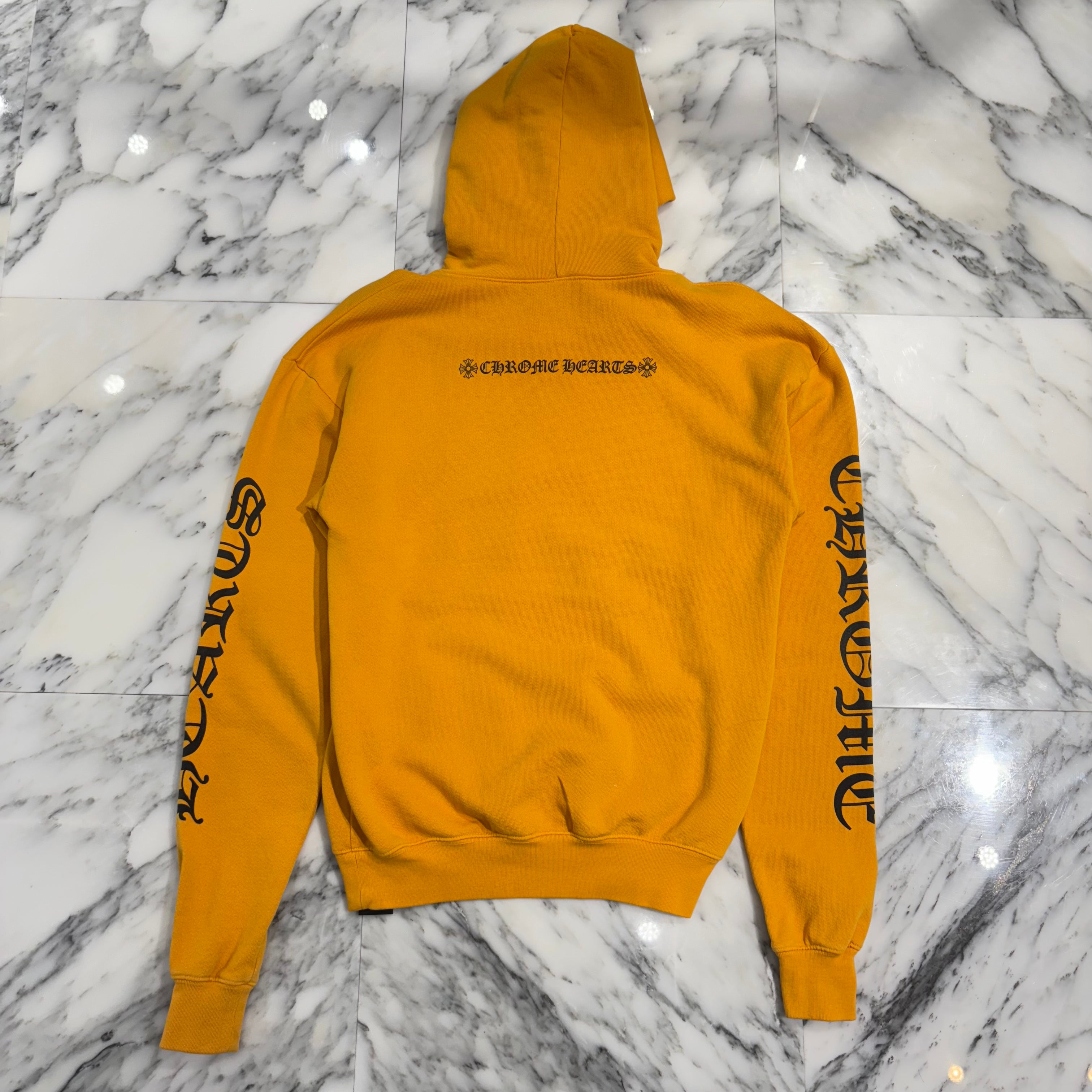 CHROME HEARTS Vertical Logo Pullover Hoodie Size XS クロムハーツ バーティカルアームロゴ プルオーバーフーディー サイズXS