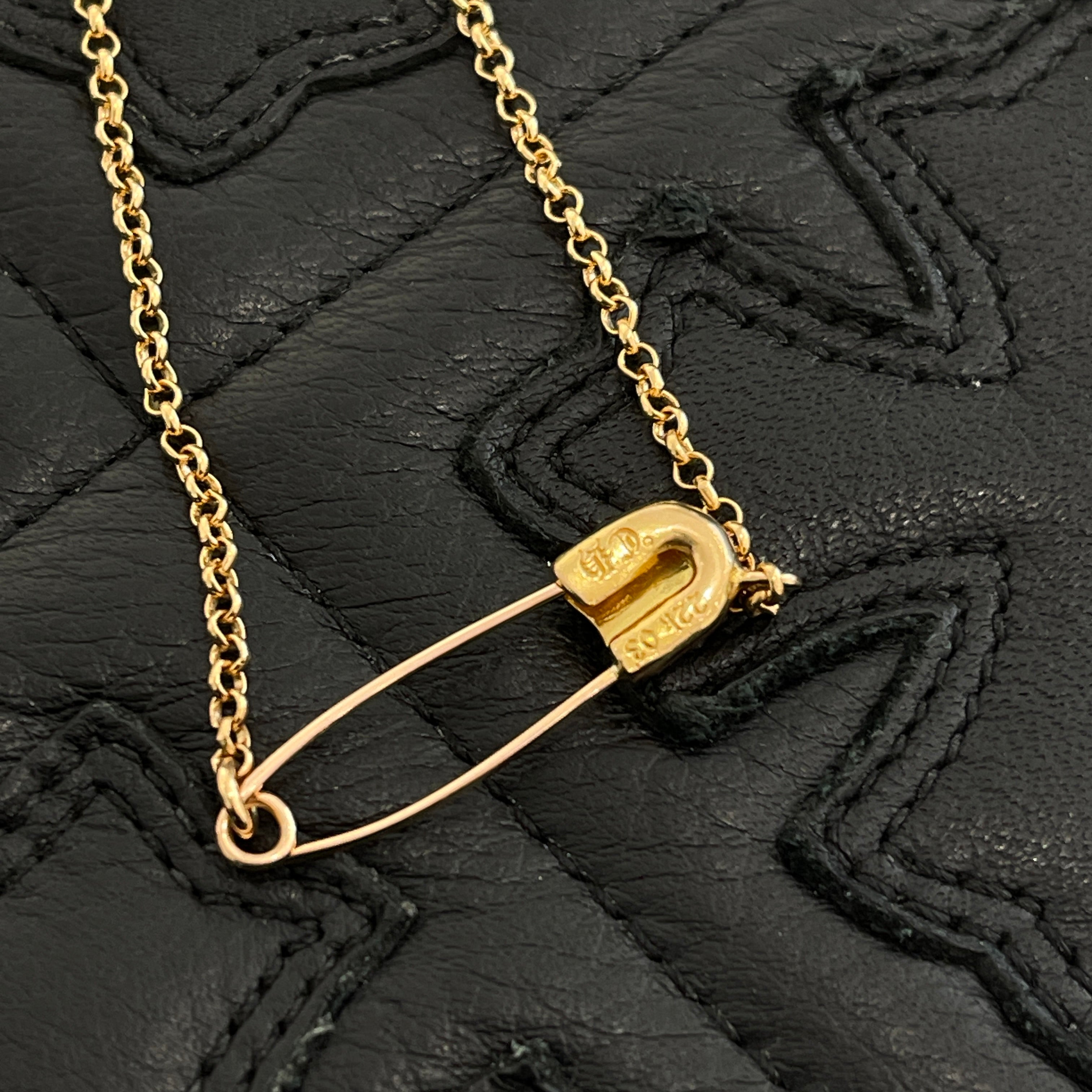 クロムハーツ22k ロールチェーンネックレス16インチ　41cm インボイス クロムハーツ22k ロールチェーンネックレス16インチ 41cm インボイス